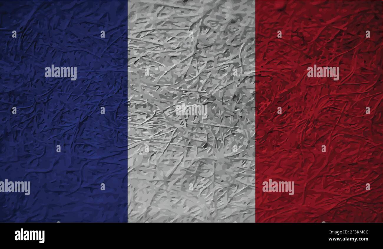 French flag damaged Stock Vector Images - Alamy