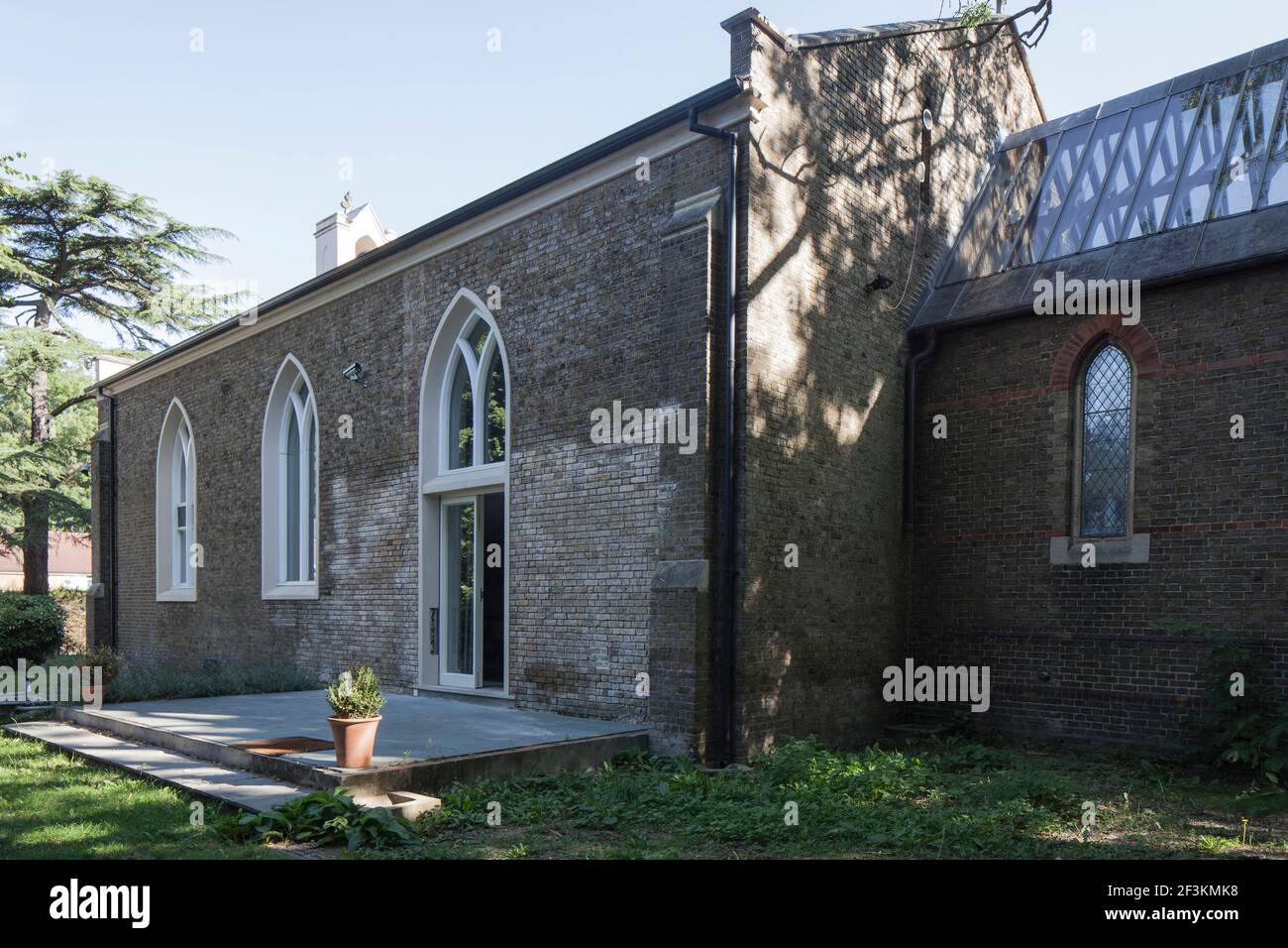 St. Johns Church, St Johns Road, Uxbridge. External West Entrance