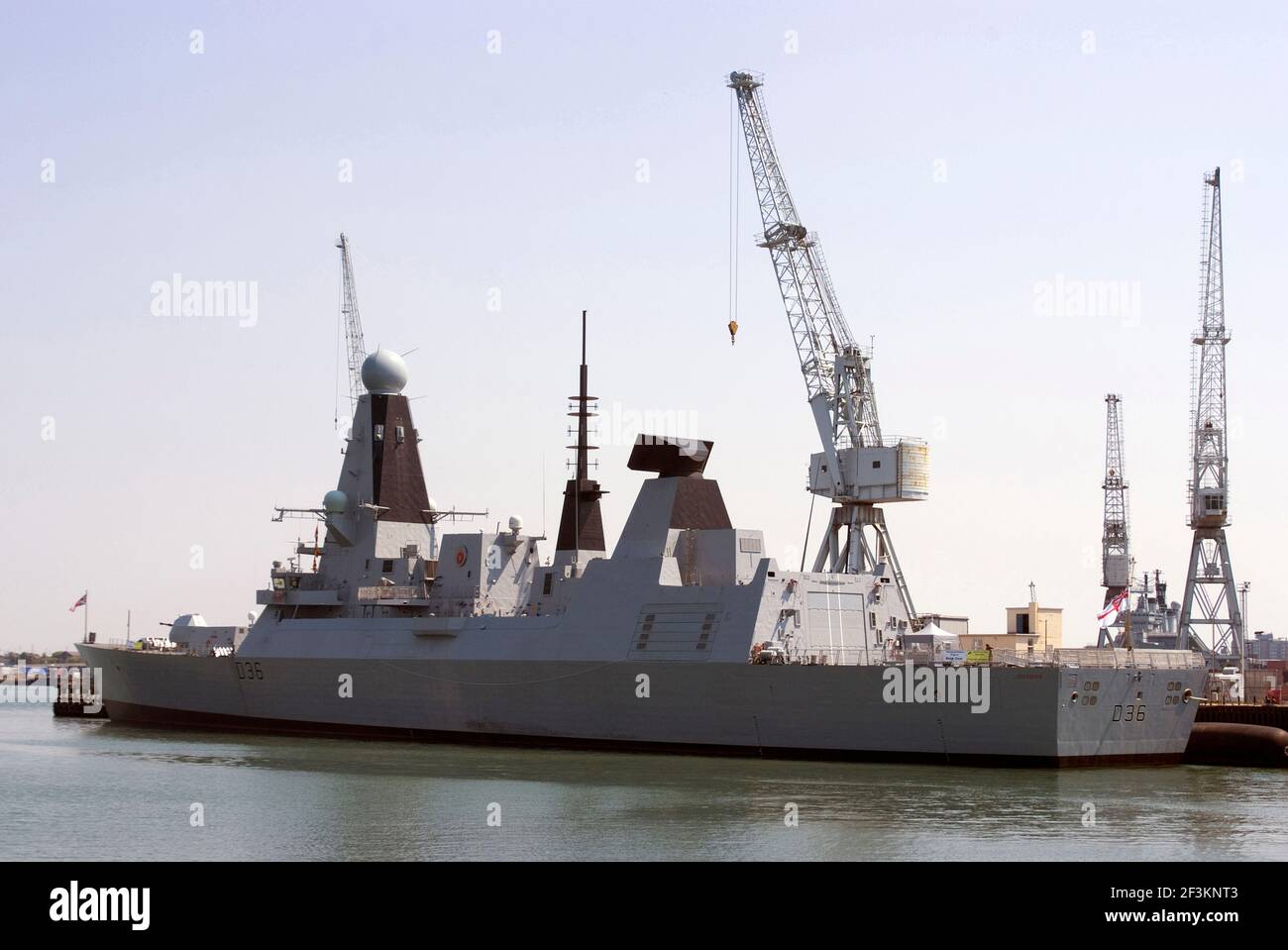 HMS Defender, Portsmouth Docks, England | NONE | Stock Photo - Alamy