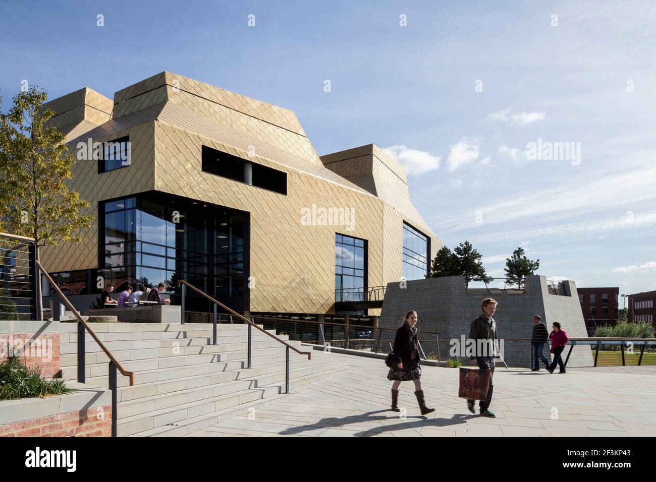The Hive Library, Worcester Stock Photo - Alamy