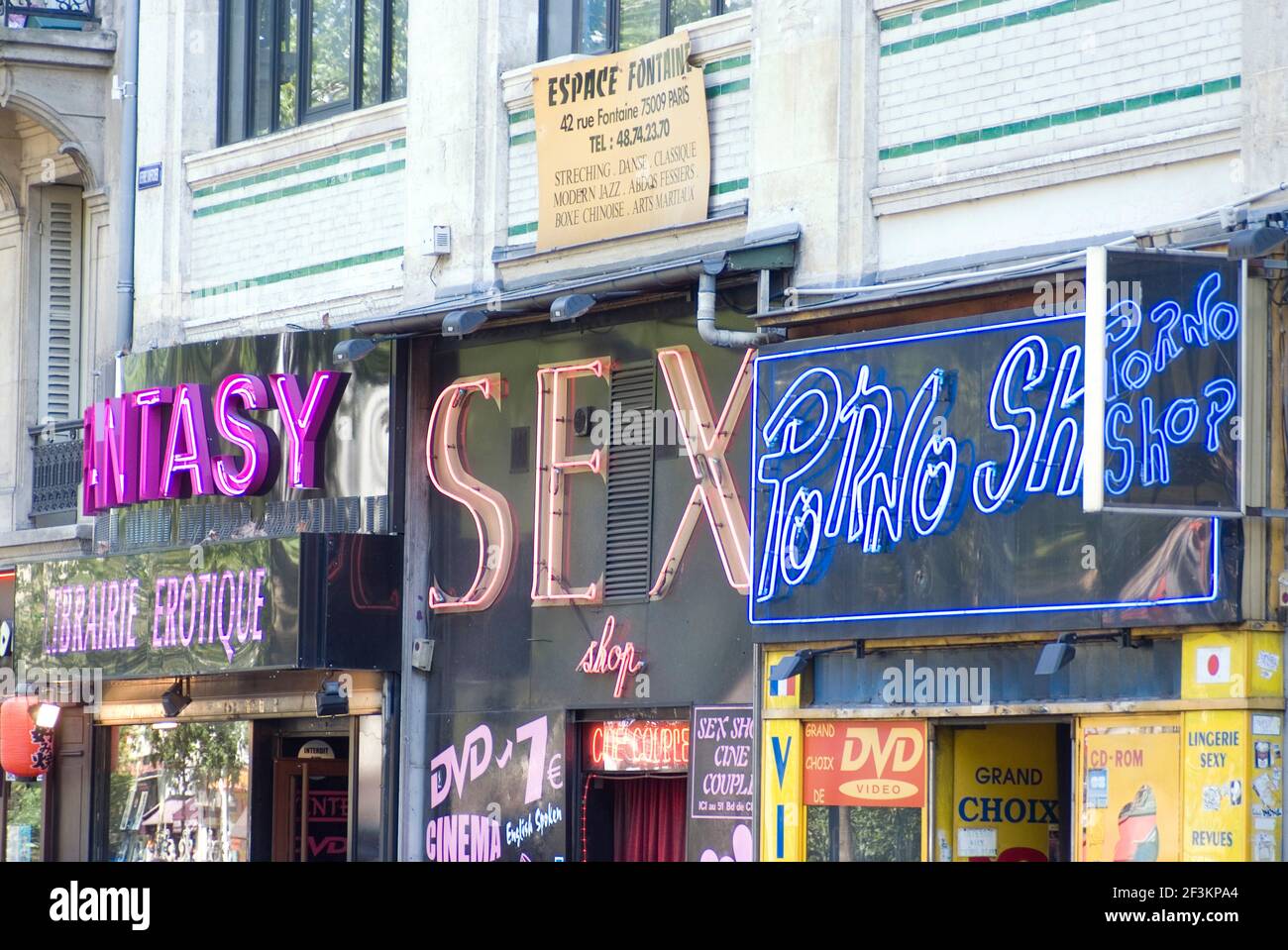 Sex Shops, Montmartre, Paris, France | NONE | Stock Photo