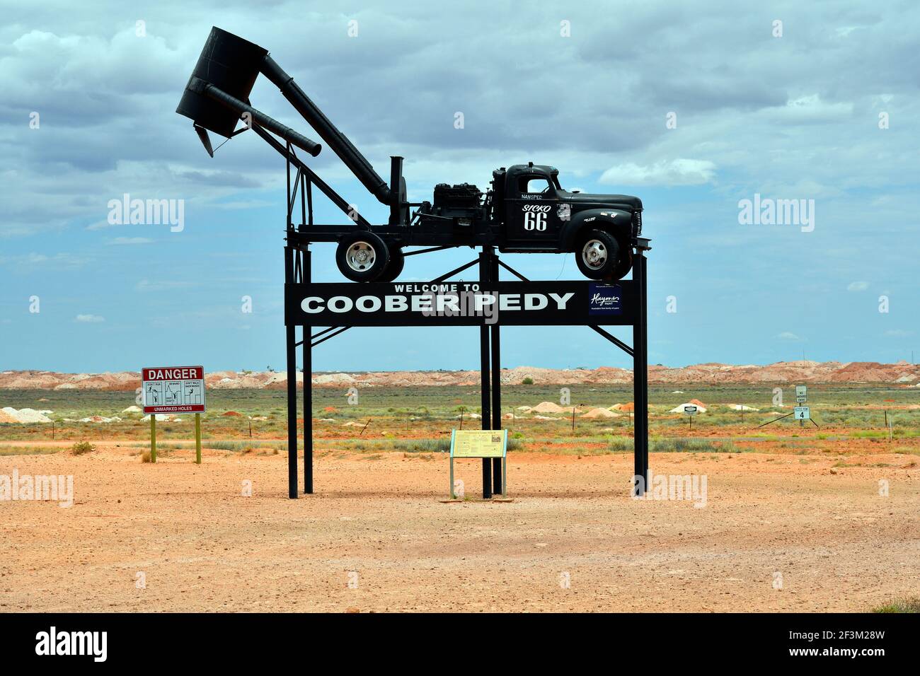 Coober Pedy, SA, Australia - November 13, 2017: Mining equipment named ...
