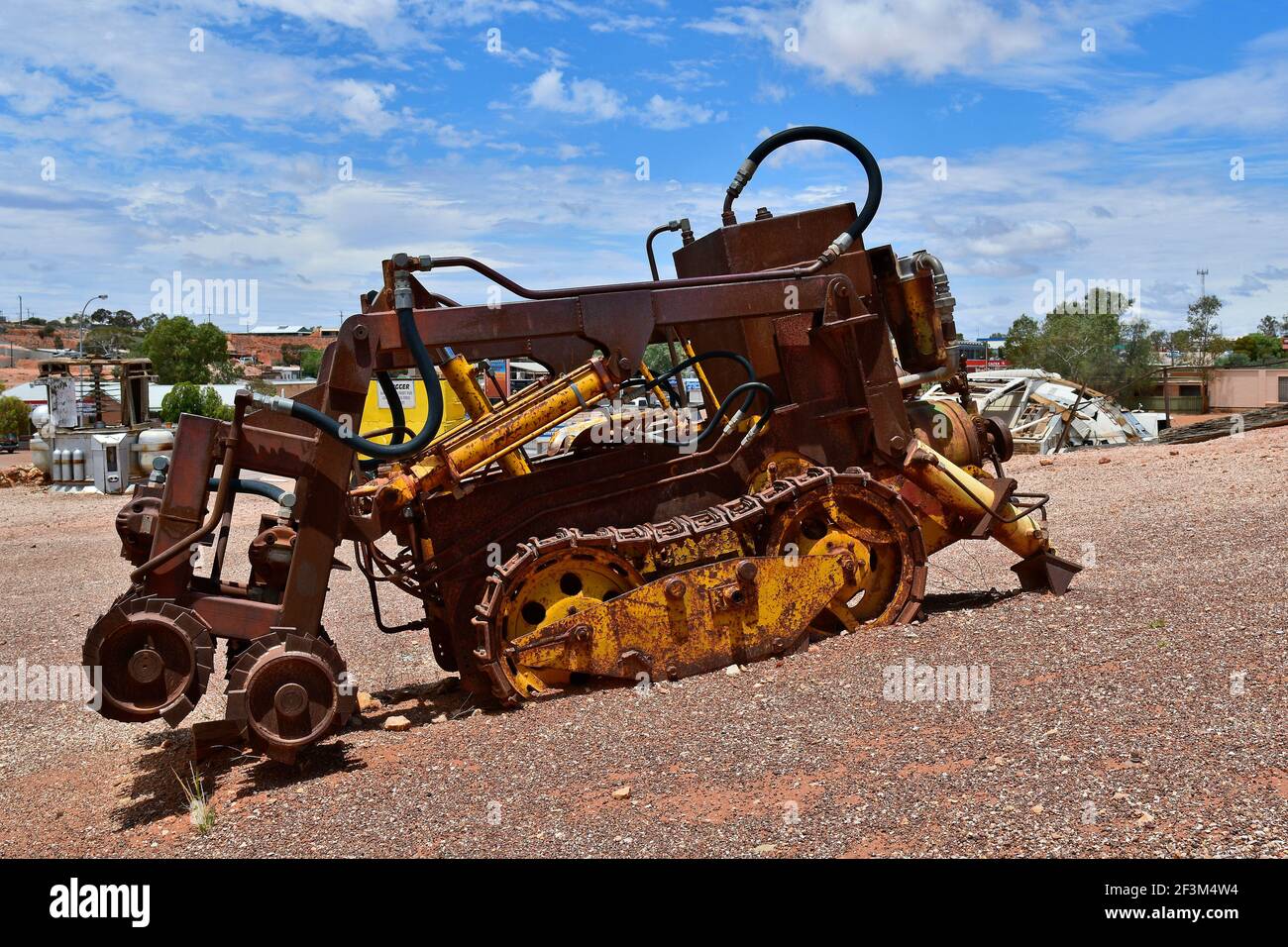 Coober Pedy, SA, Australia - November 14, 2017: Mining equipment ...
