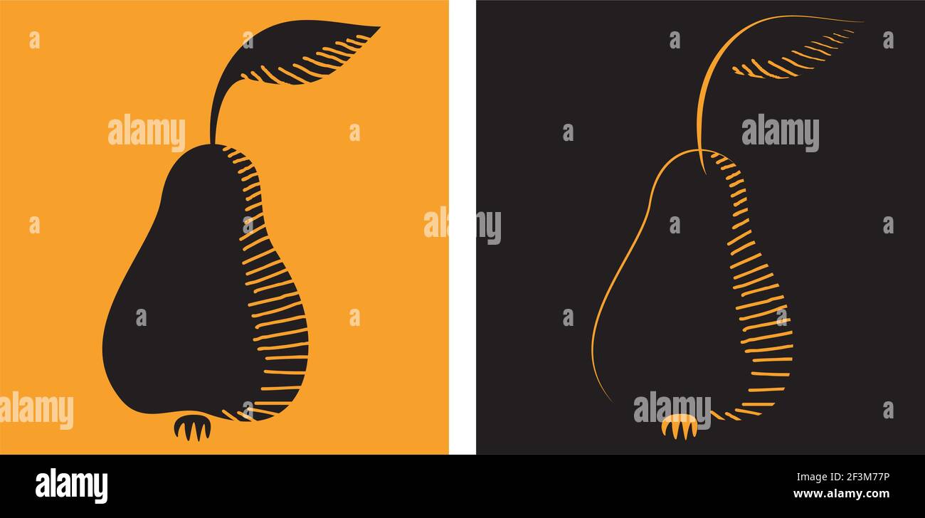 Pear vector icons Stock Vector Image & Art - Alamy