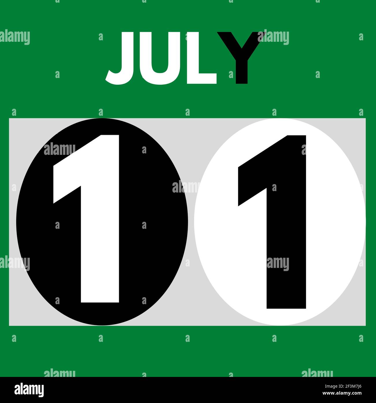 July 7 . Modern daily calendar icon .date ,day, month .calendar for the  month of July Stock Photo - Alamy