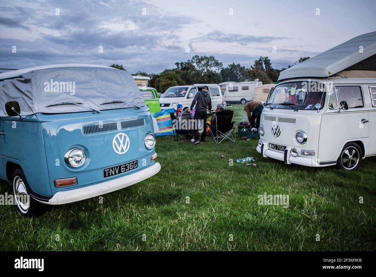 Busfest Vanfest Great Malvern in England Stock Photo Alamy