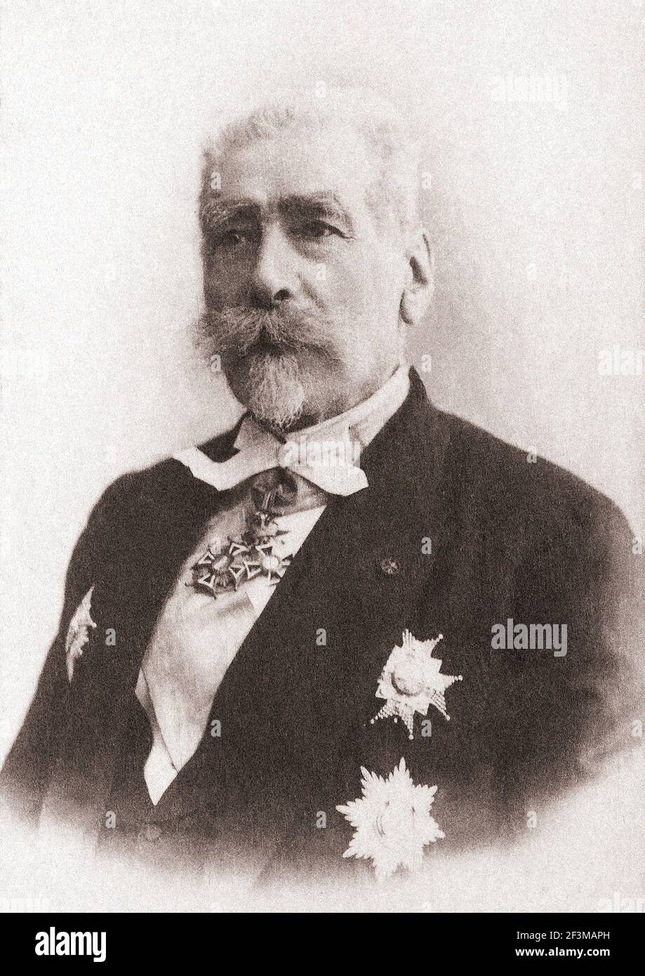 Francois Claude comte du Barail (1820 – 1902) was a major general, and French Minister of War under the presidency of Marshal MacMahon.  During the Fr Stock Photo