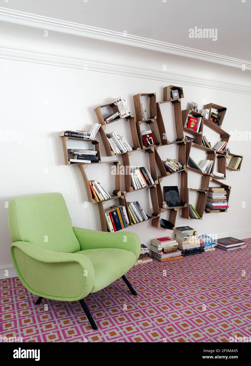 Wall hanging book rack deals
