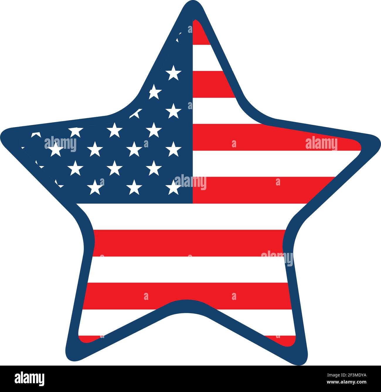 flag United States star isolated Stock Vector Image & Art - Alamy
