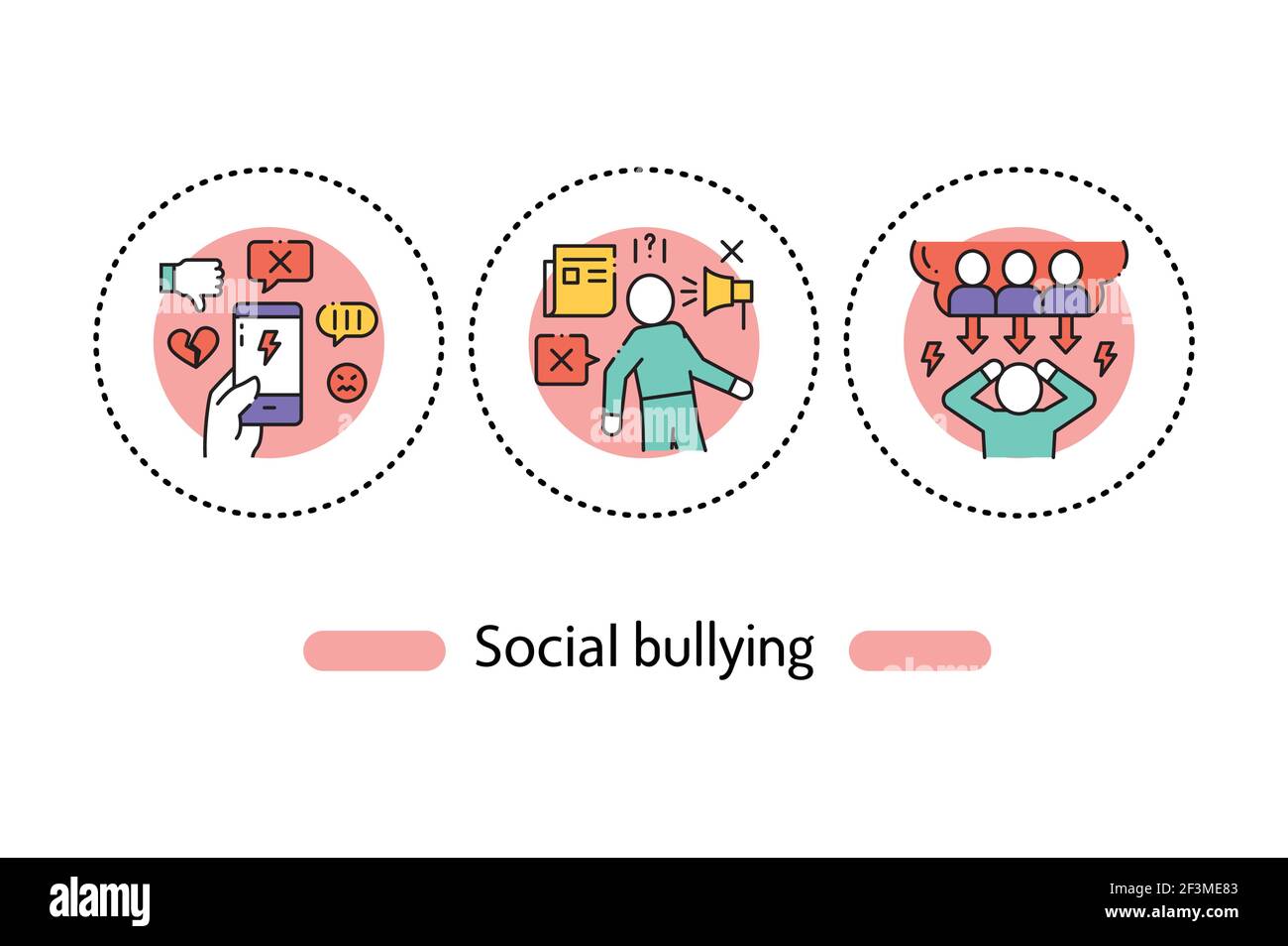 social bullying clipart