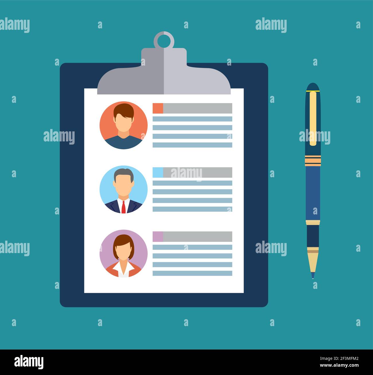 Human resources management concept Stock Vector Image & Art - Alamy