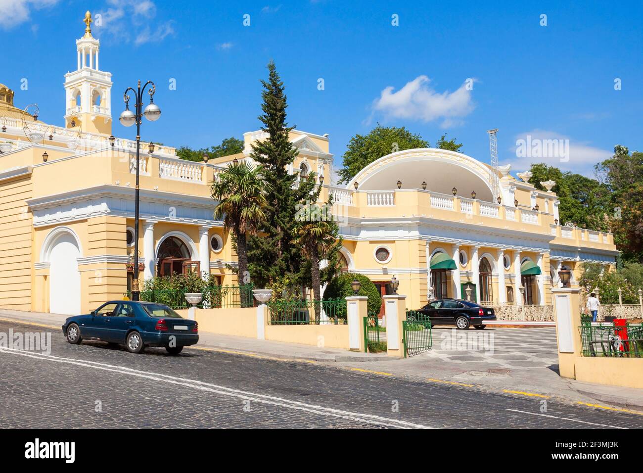 The Muslim Magomayev Azerbaijan State Philharmonic Hall is located in Baku. It is the main concert hall in Azerbaijan. Stock Photo