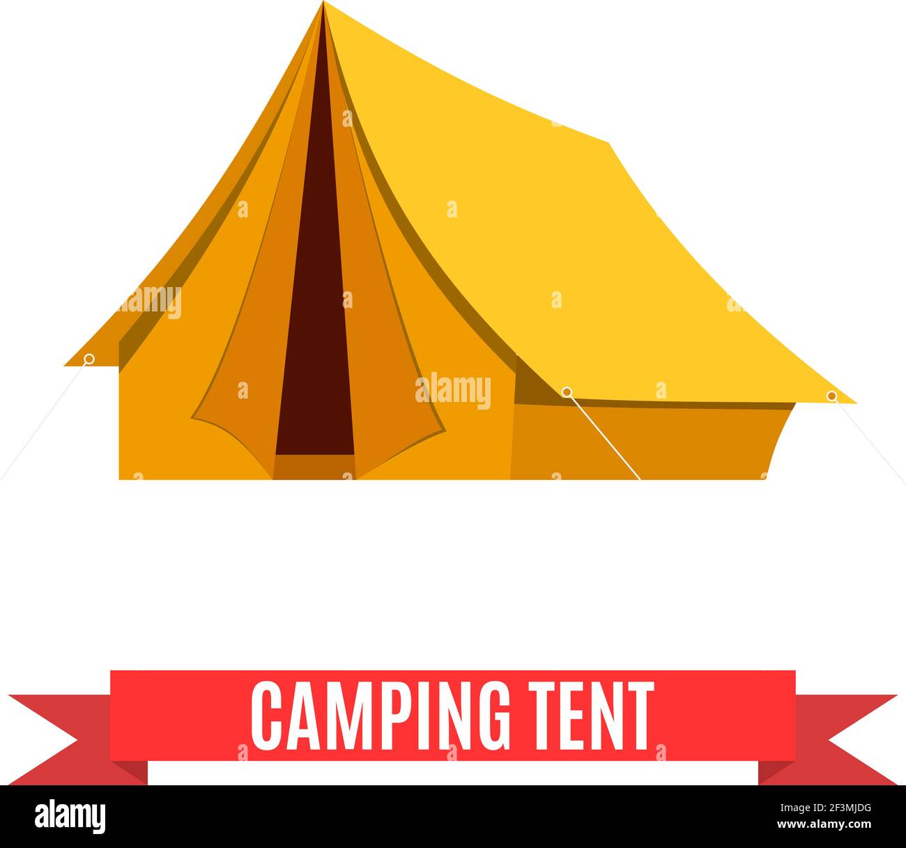 Camping tent vector icon Stock Vector Image & Art Alamy