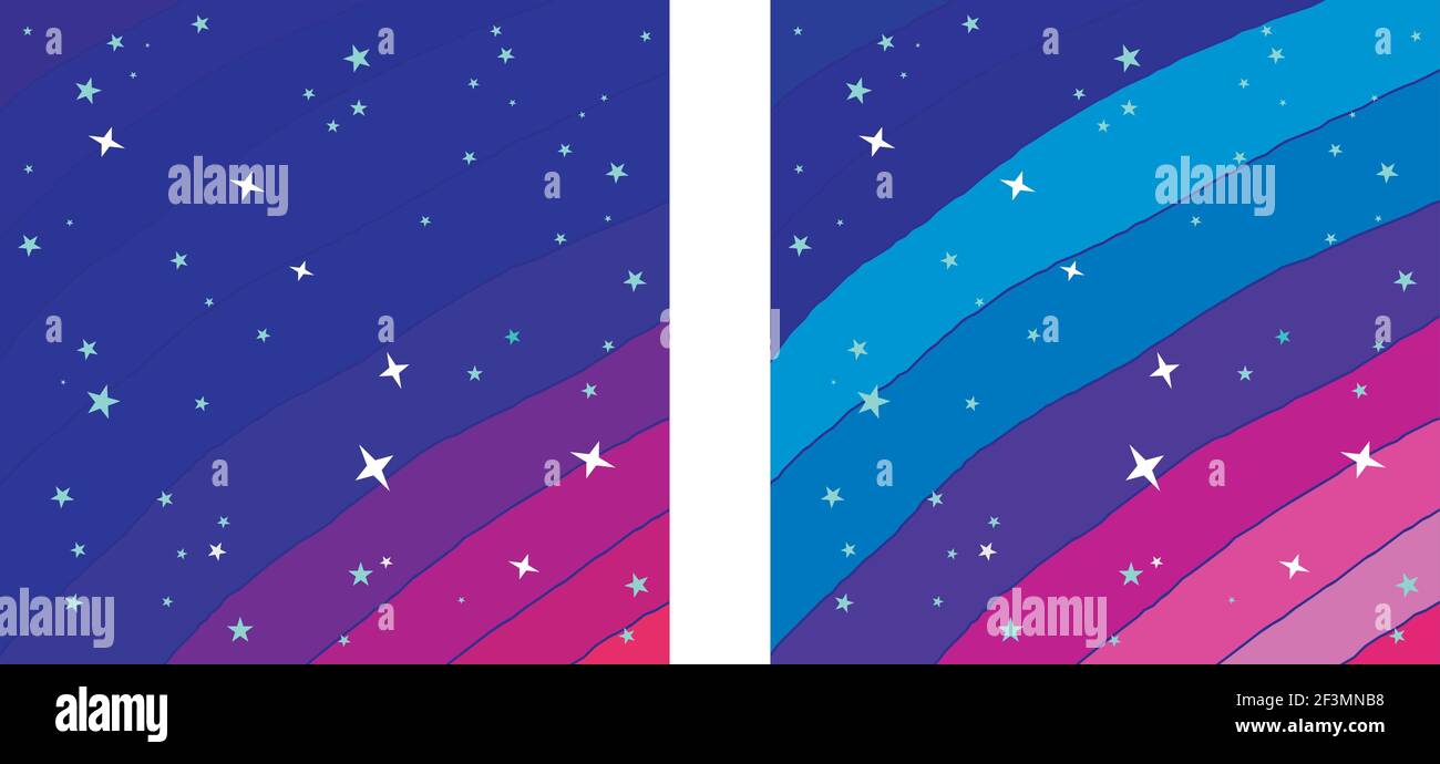 Colorful starry night sky space Stock Vector Images - Alamy