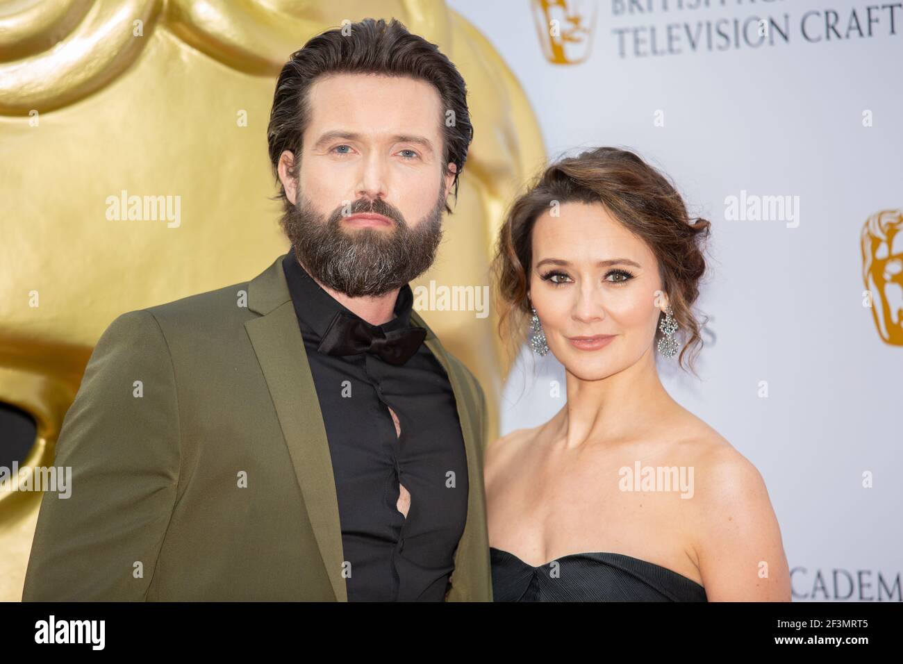 Emmett J Scanlan and Claire Cooper pictured at the British Academy