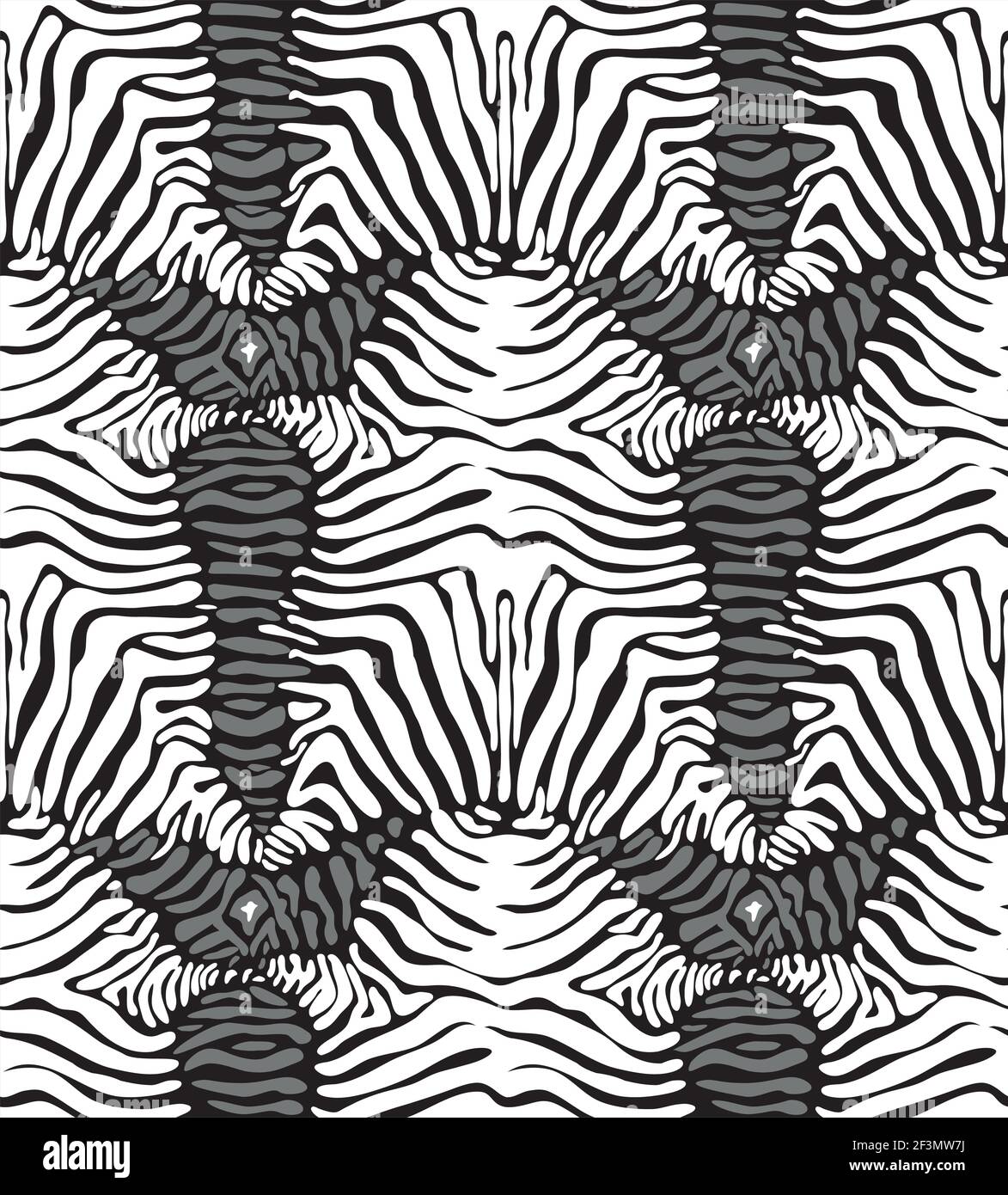 Seamless zebra skin pattern Stock Vector Image & Art - Alamy