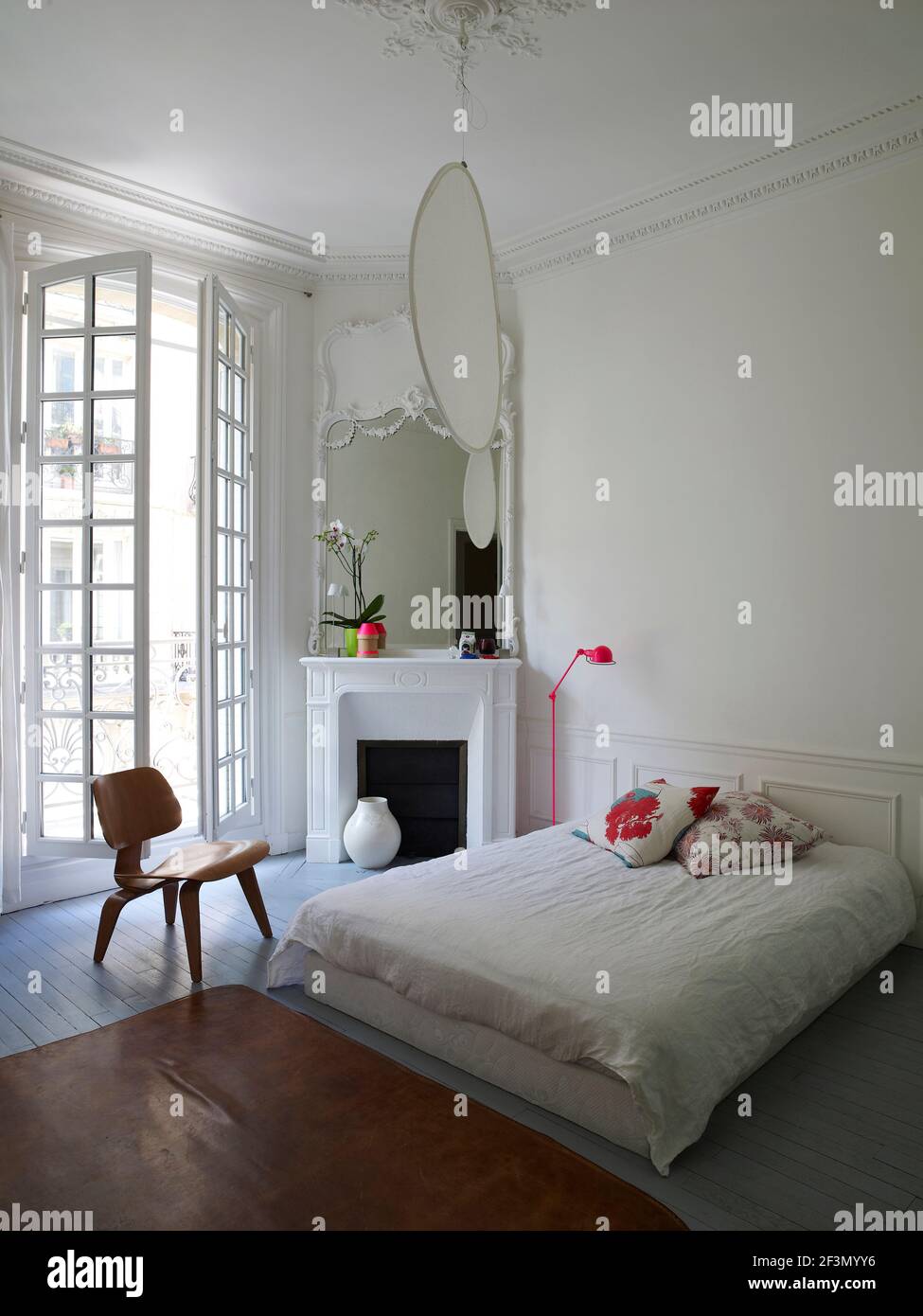 Furniture and rooms with windows in the interior bedroom hi-res stock photography and images - Alamy