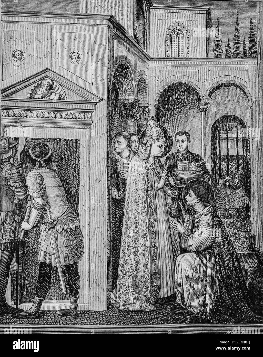 le pape sixte II etablit saint laurent archdiacre de rome, la vie