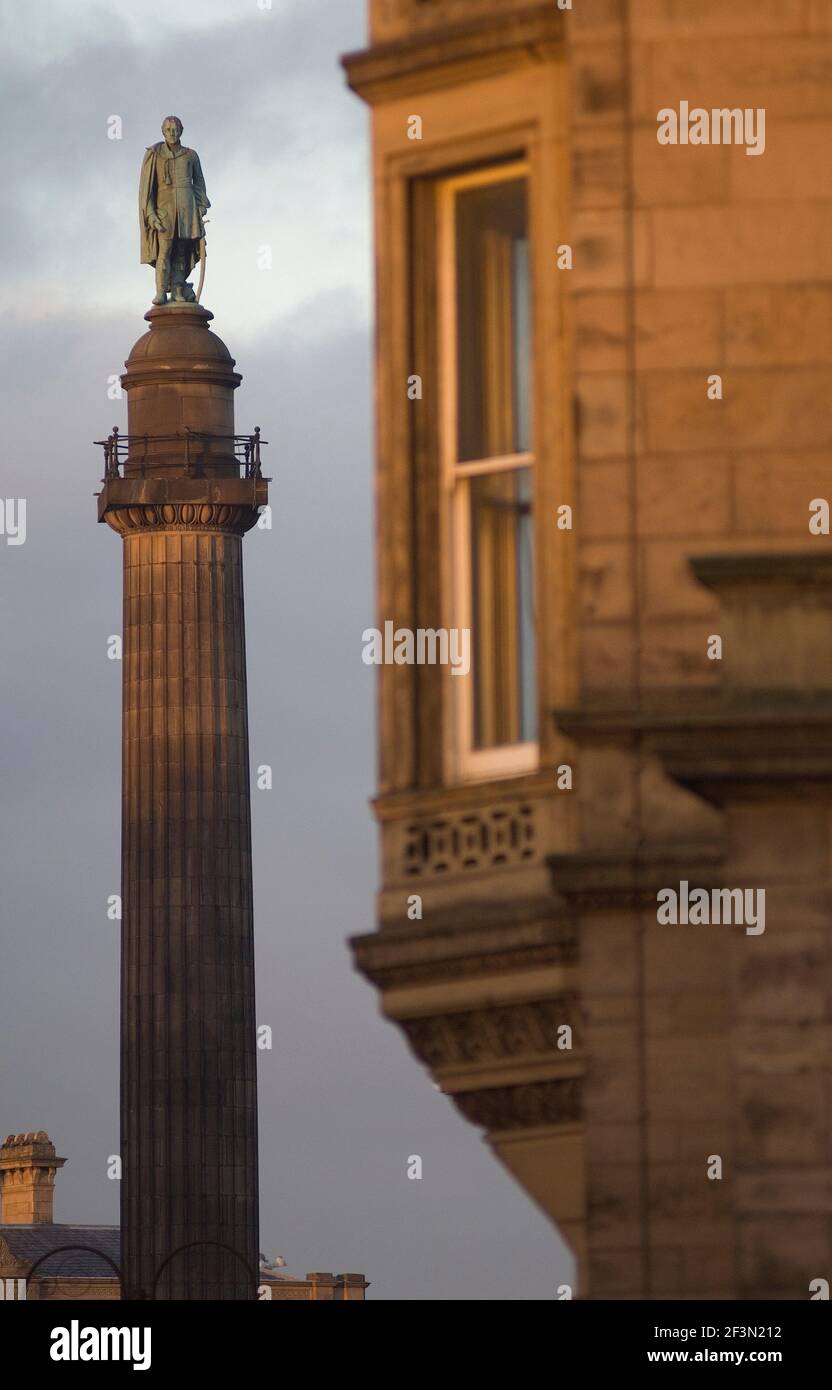 Wellingtons Column or Waterloo Memorial, Liverpool, Merseyside, England, UK (1861–65) Architect Andrew Lawson Stock Photo