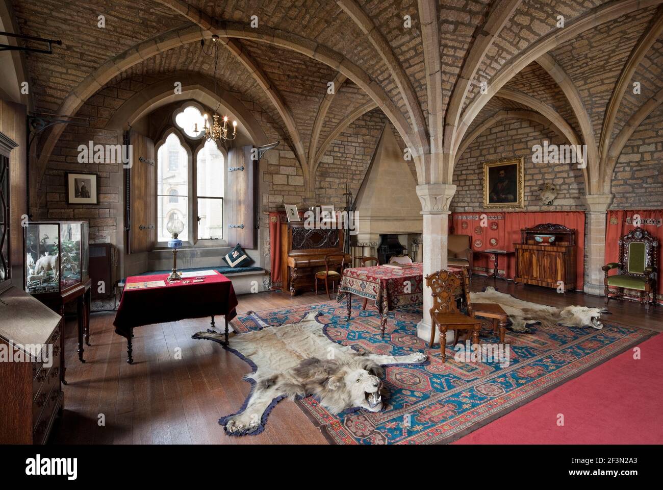 Room, Newstead Abbey, Nottinghamshire, England, UK Stock