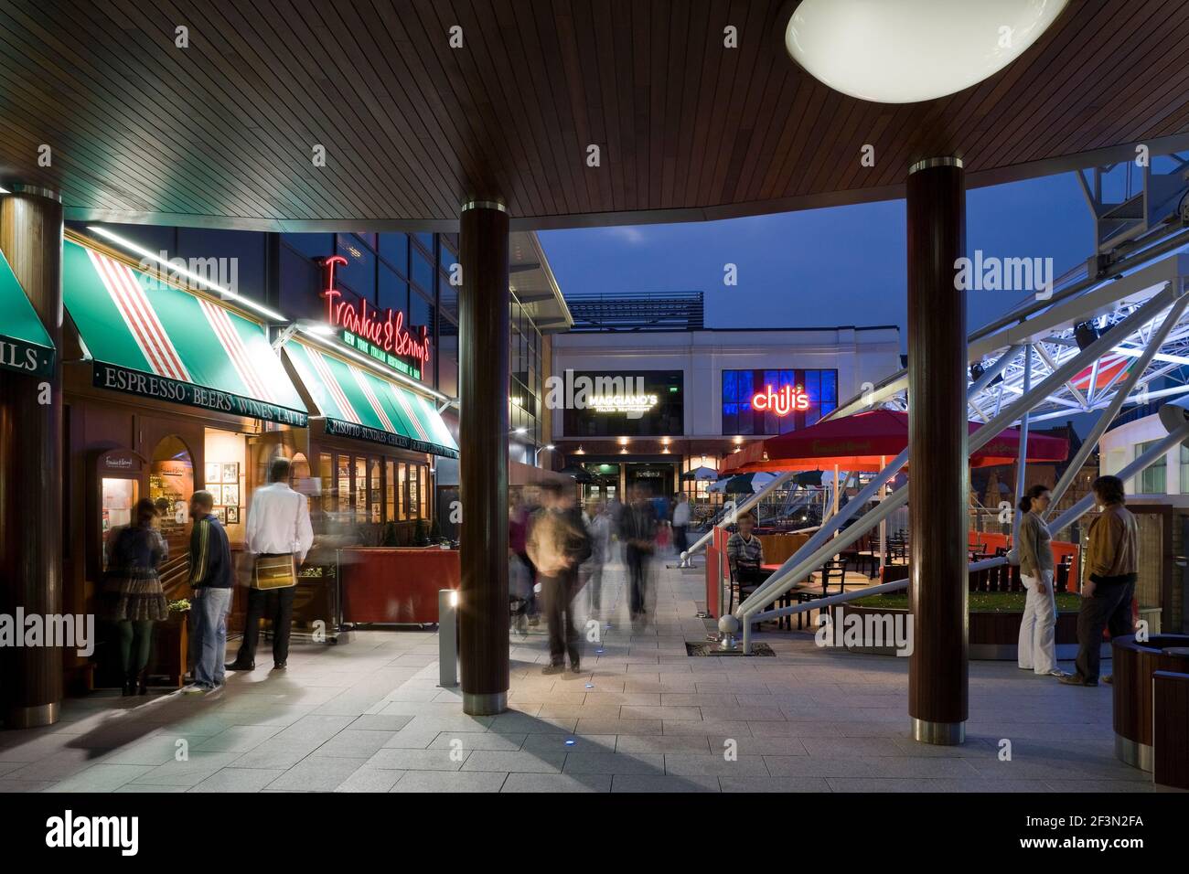 Outside Frankie and Benny's | Architect: BDP | Stock Photo