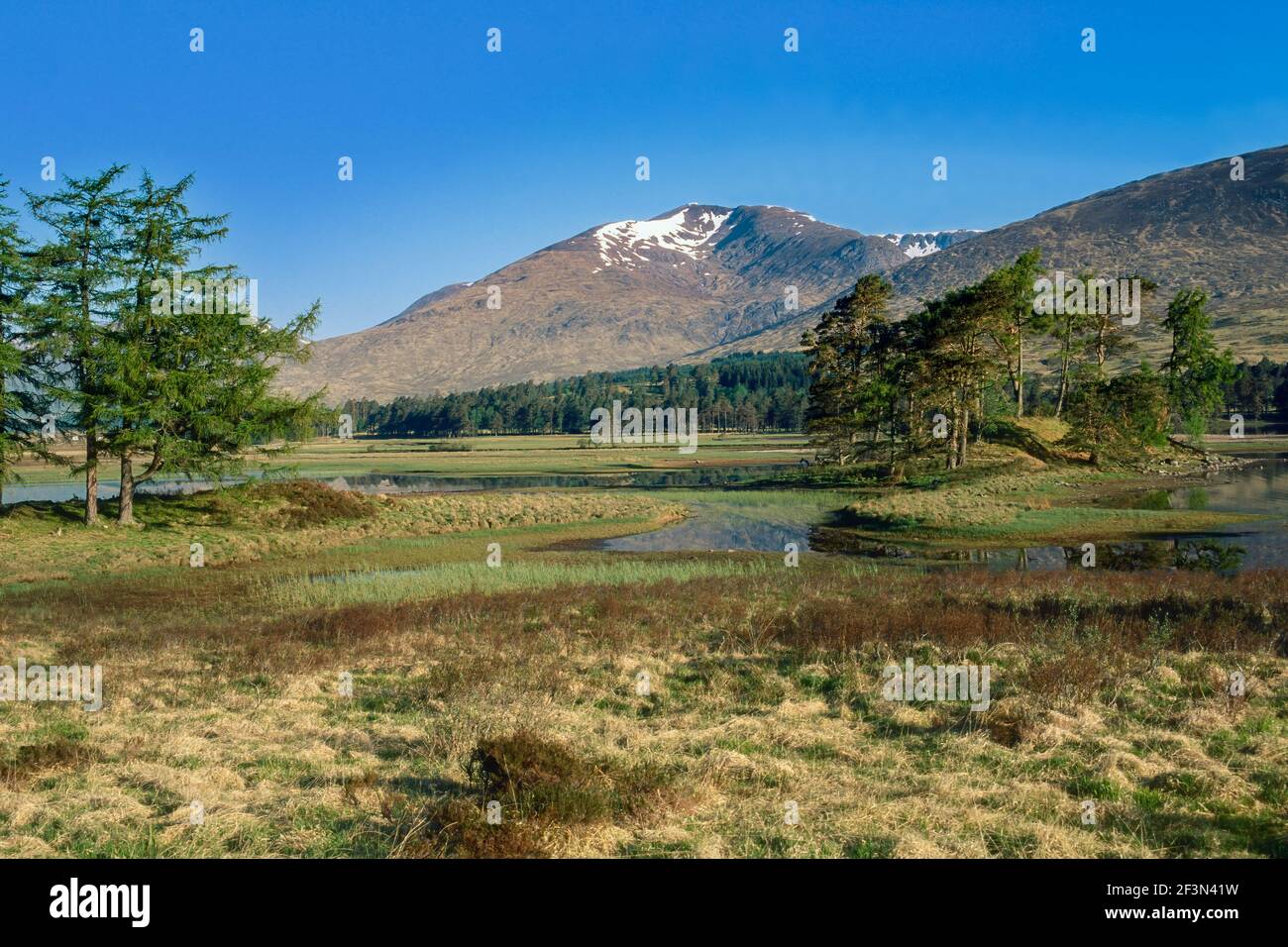 looking towards Loch Tulla from near Inveroran Stock Photo