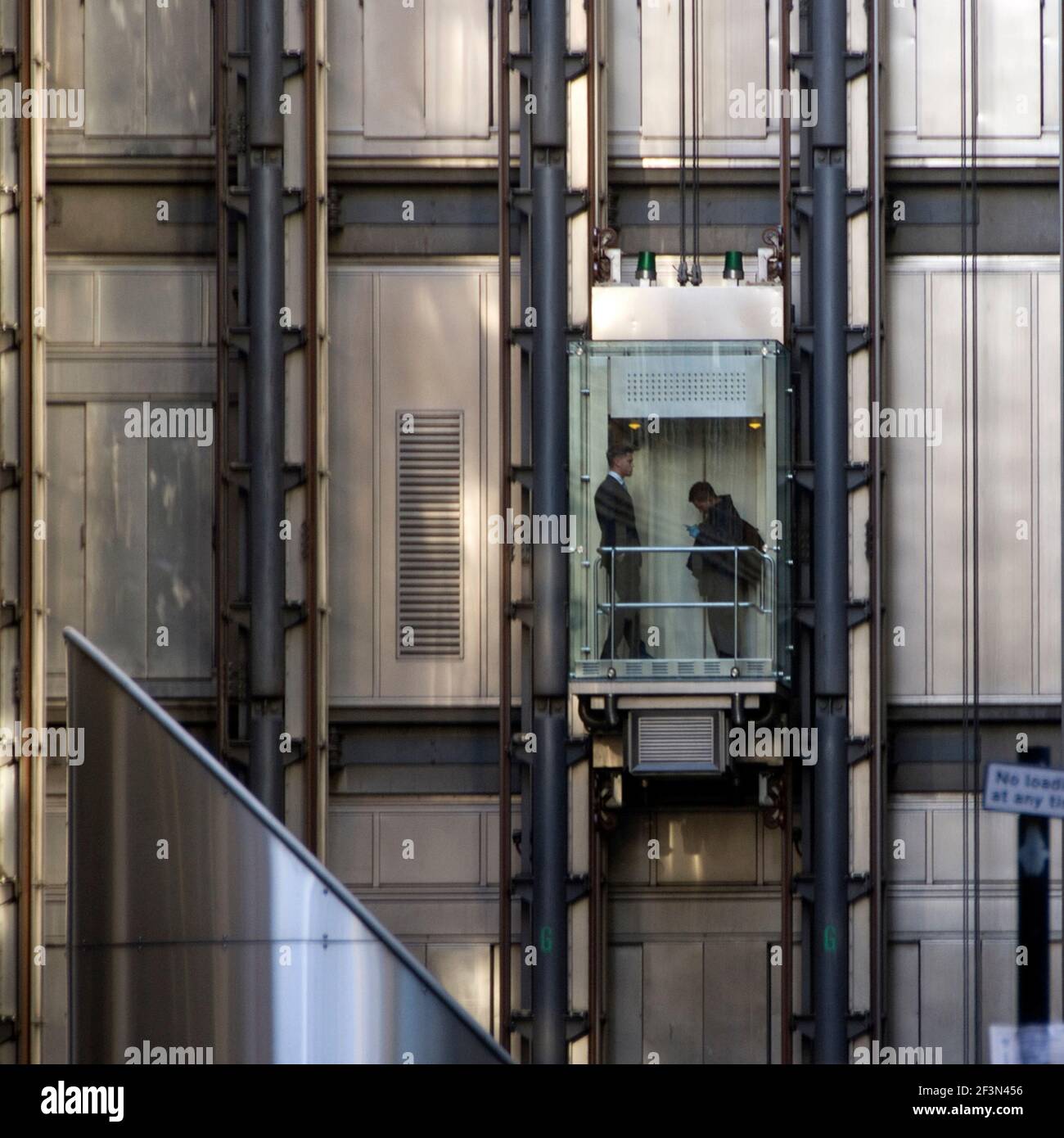 Lloyd's Building 1 Lime Street City of London | Architect: Richard Rogers | Designer: Richard Roger's Associates Stock Photo