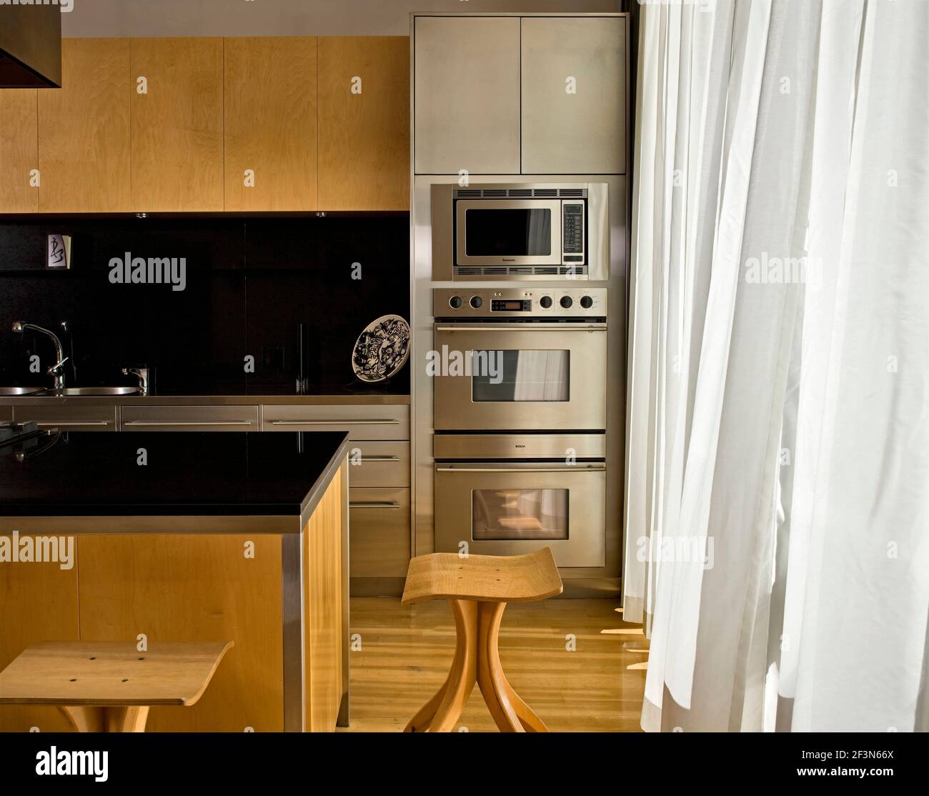 Image showcasing modern penthouse kitchen detail Stock Photo - Alamy