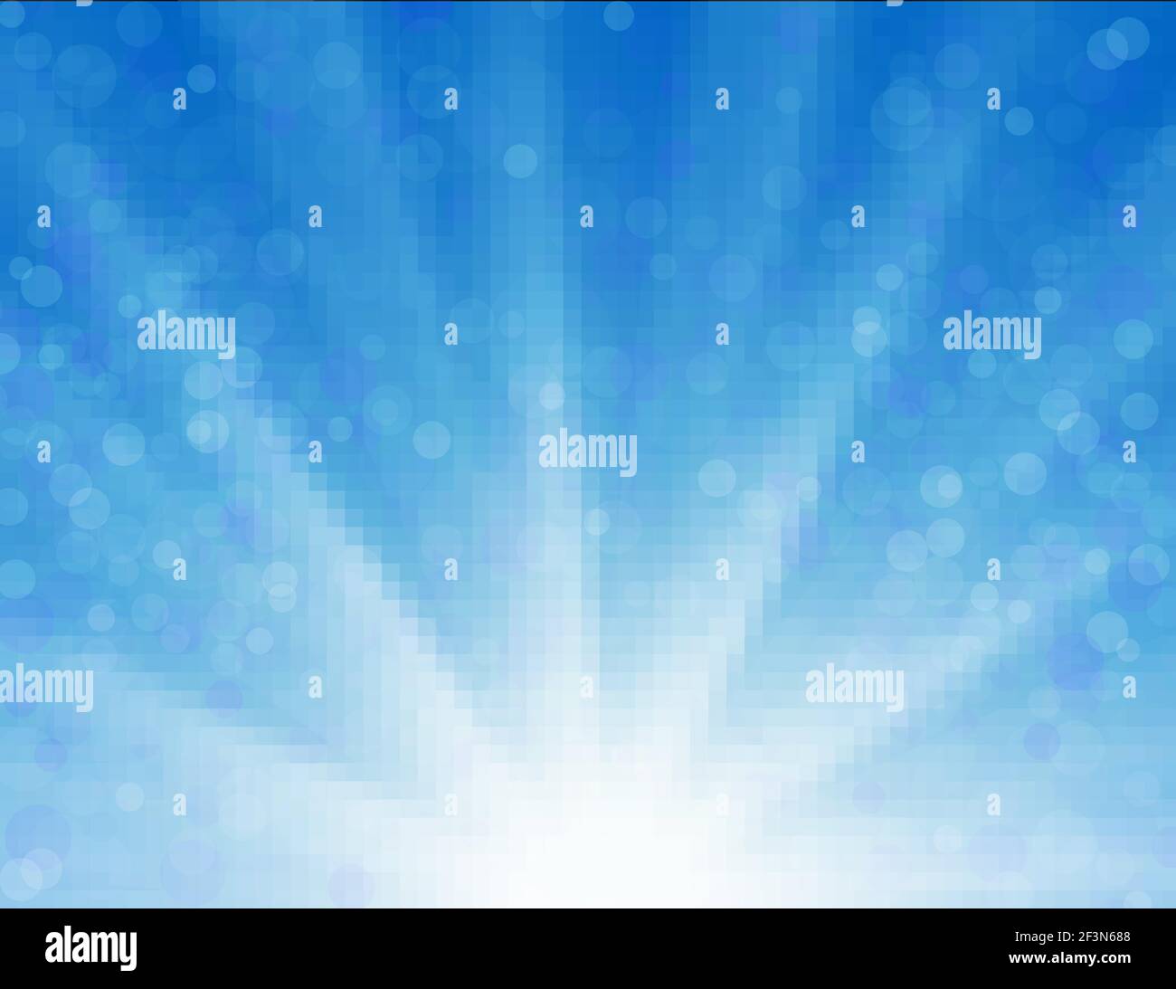 Vector background with shiny sun over a blue sky Stock Vector Image ...