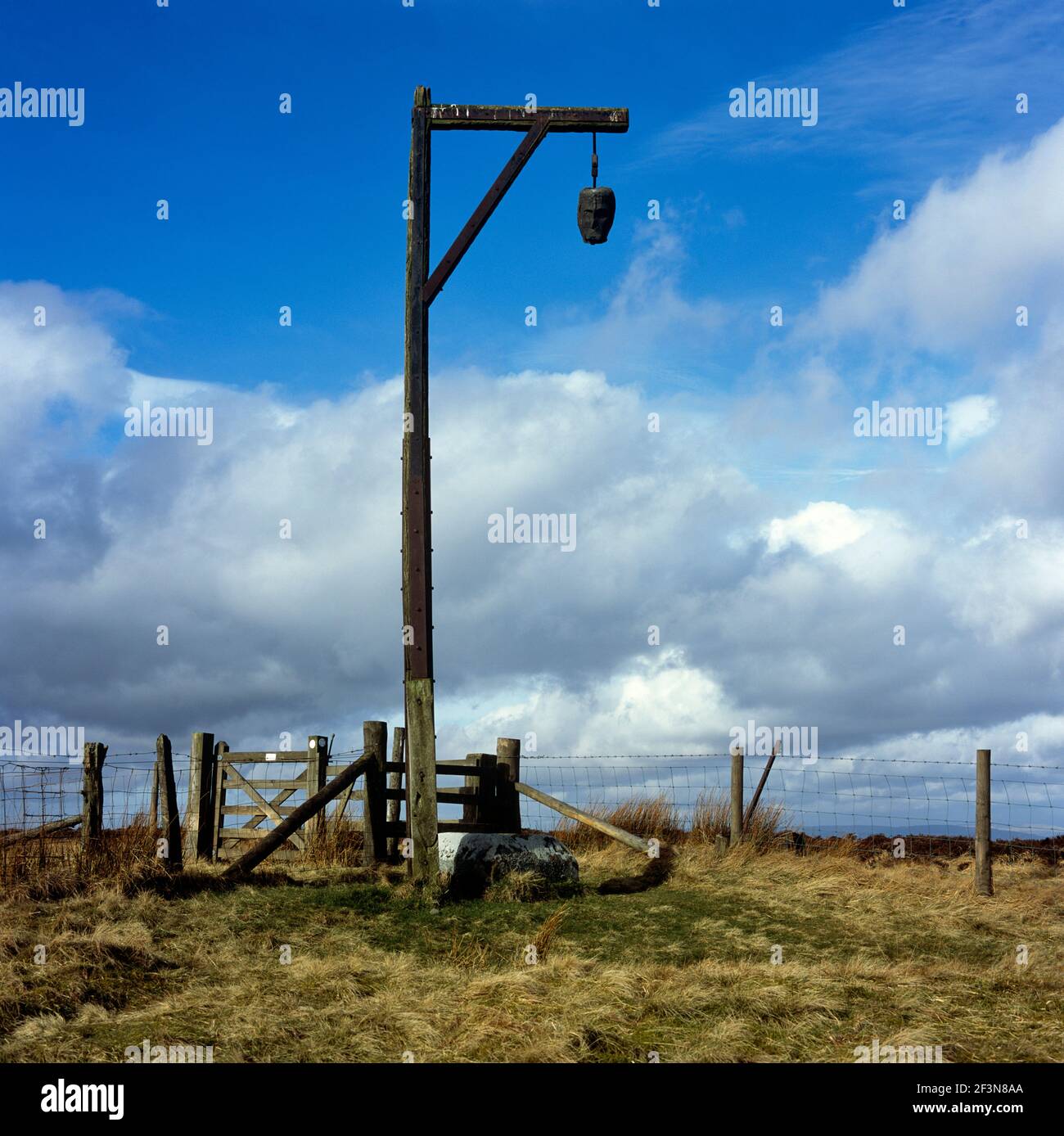 Elsdon has a grim reminder of the past in the gibbet that rears its ...