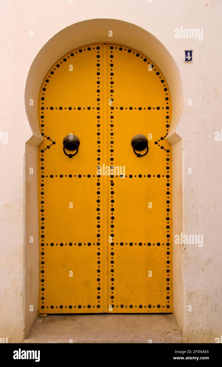 The medina of Tunis is a UNESCO World Heritage Site containing 700 ancient and modern monuments, including palaces, mosques, mausoleums, madrasas and Stock Photo