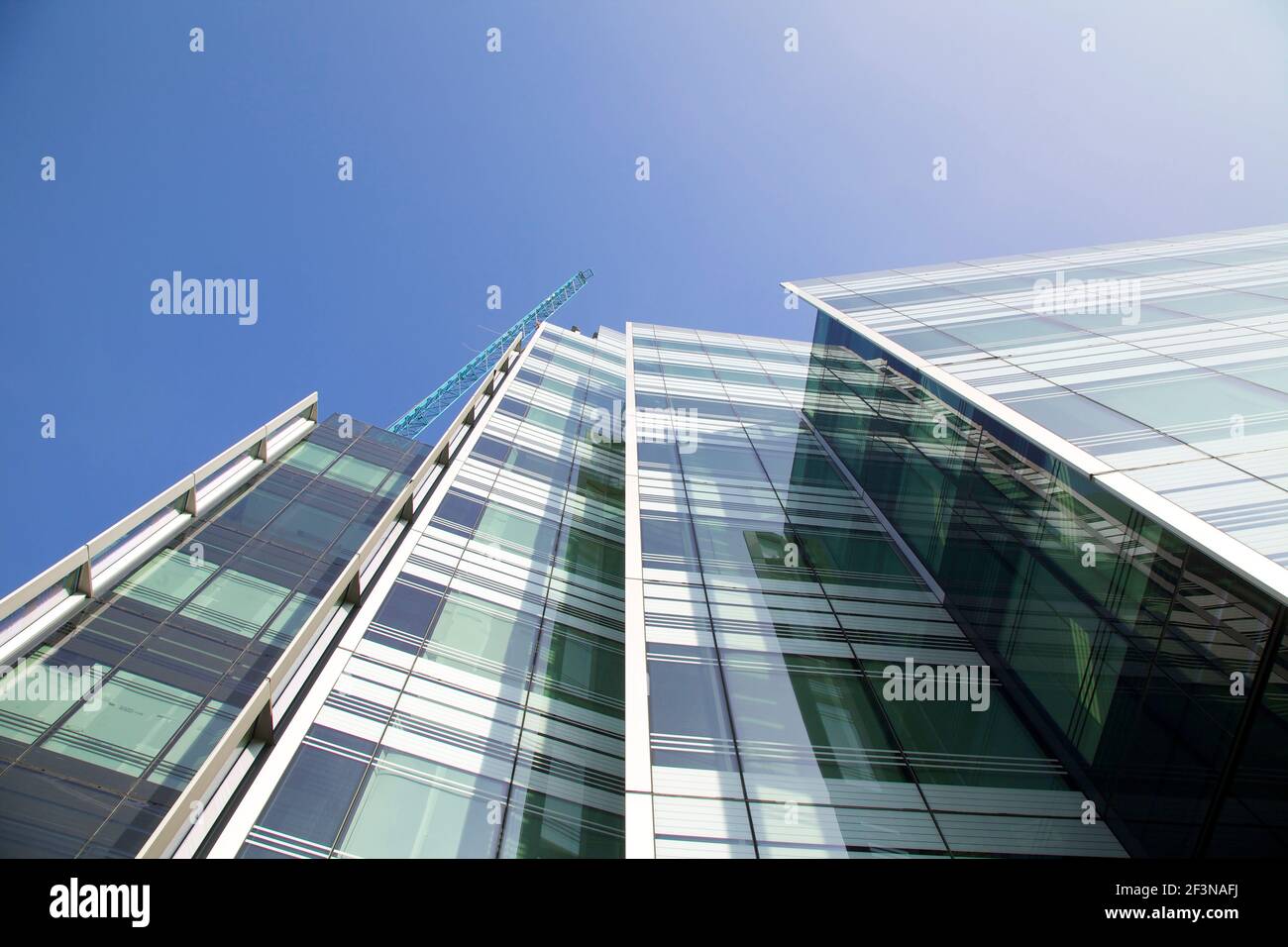 10 Hammersmith Grove W6, Hammersmith London. New office development by Wates Construction for Development Securities in Hammersmith, London Stock Photo