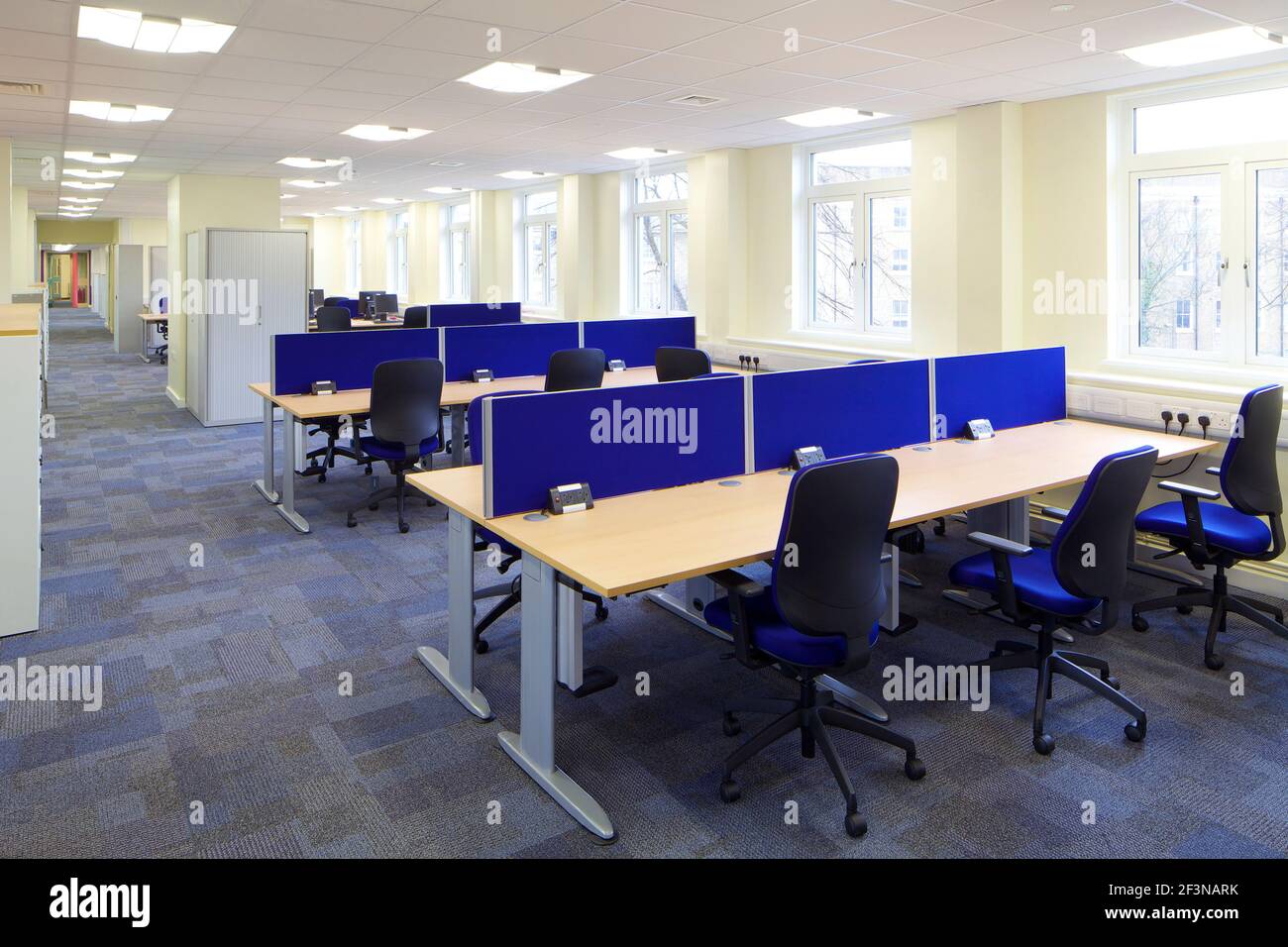 Met Police Brixton Borough Based Custody Centre, Brixton London. Wates Construction have refurbished the offices and constructed a new custody centre. Stock Photo