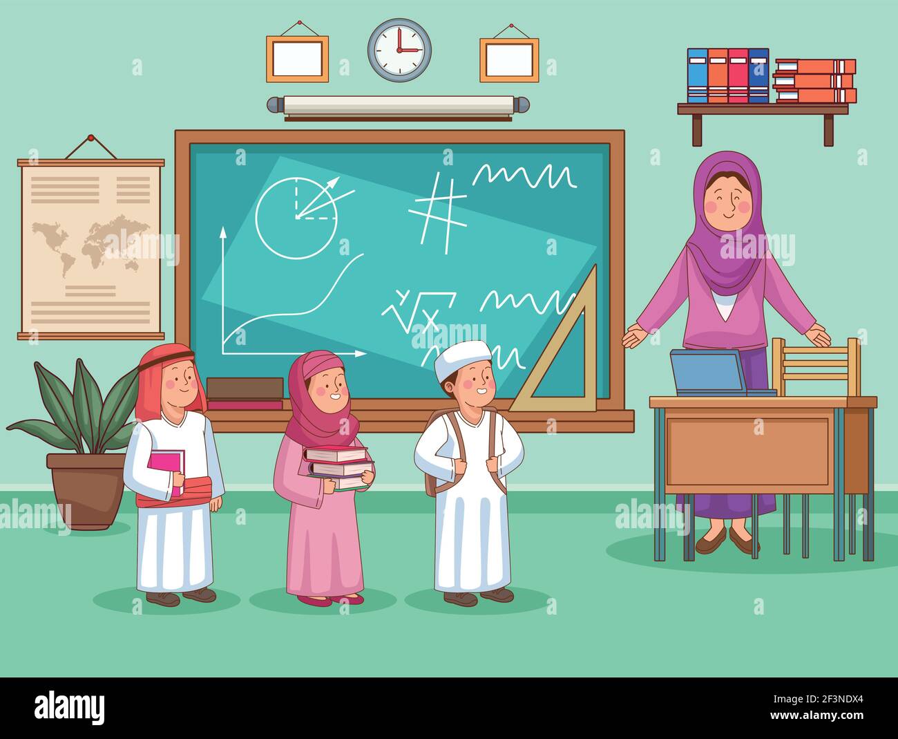Traditional classroom Stock Vector Images - Alamy