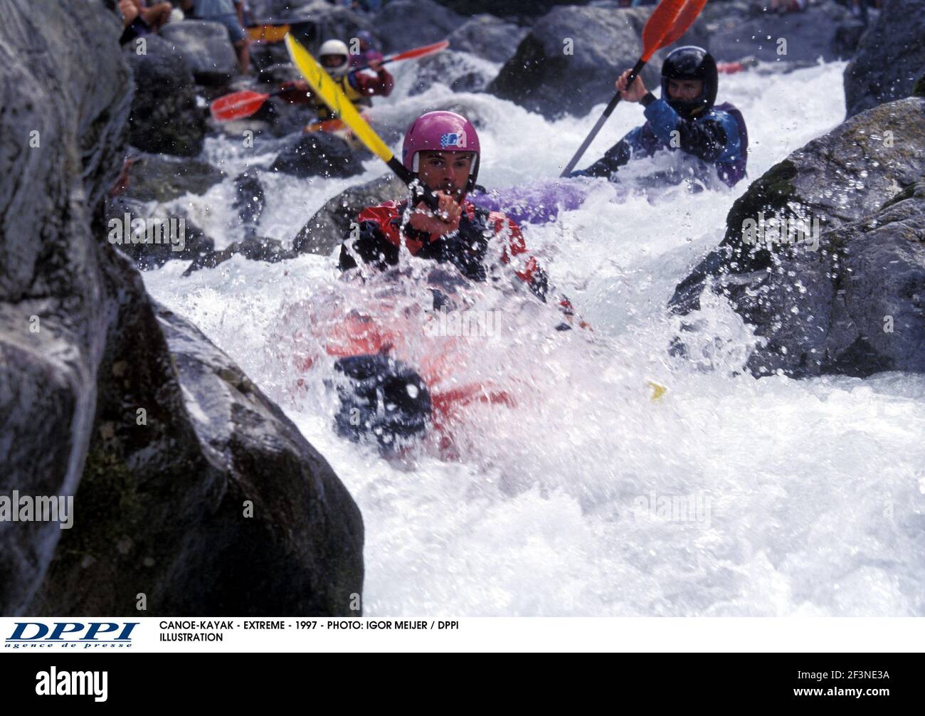 CANOEKAYAK EXTREME 1997 PHOTO IGOR MEIJER / DPPI ILLUSTRATION