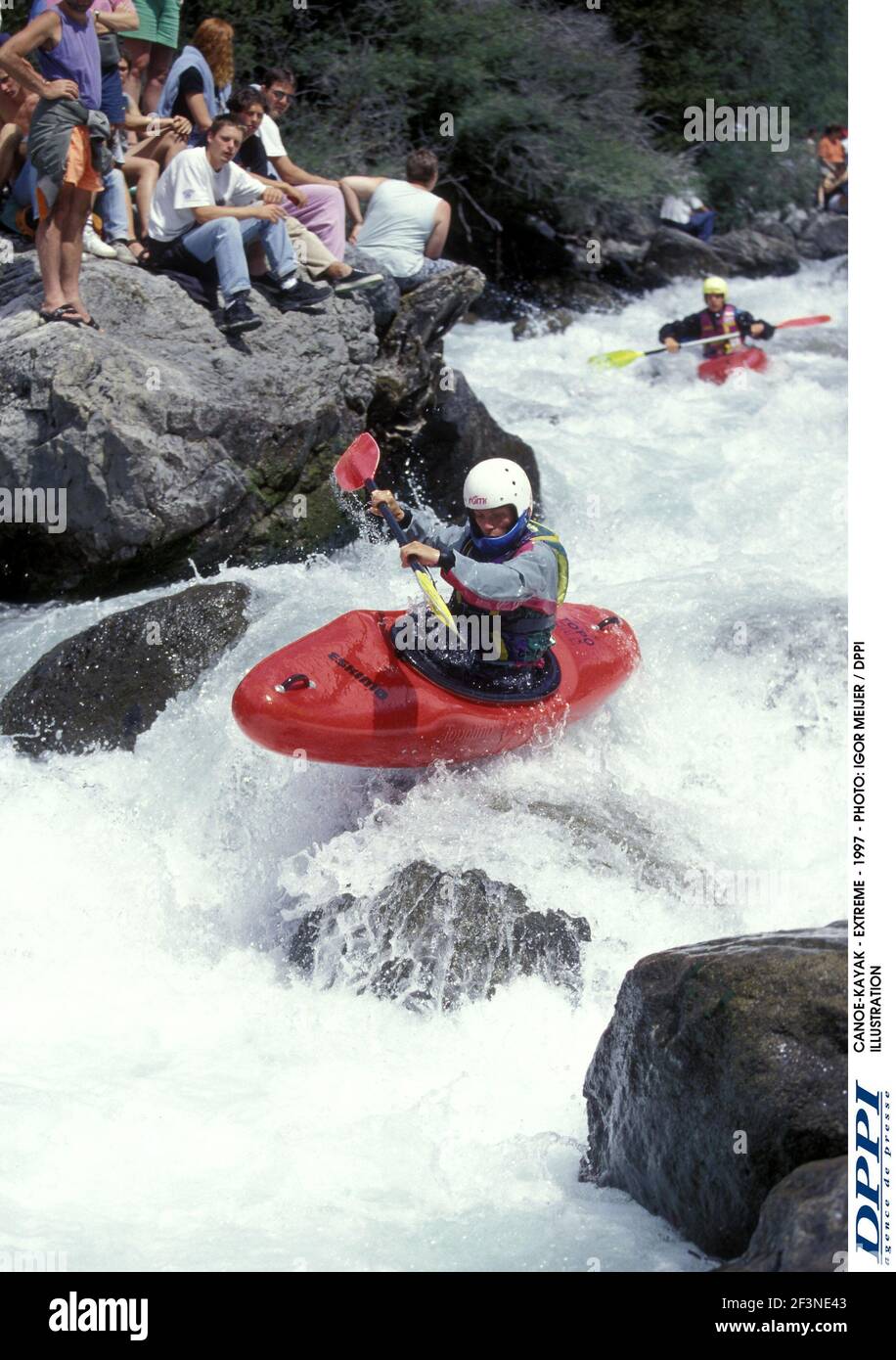 CANOEKAYAK EXTREME 1997 PHOTO IGOR MEIJER / DPPI ILLUSTRATION
