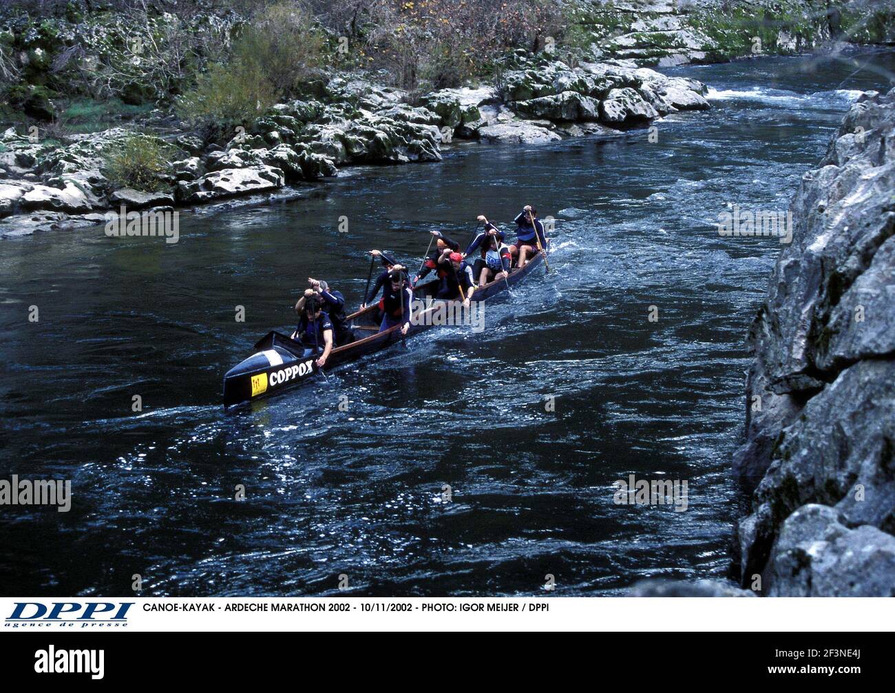 CANOEKAYAK ARDECHE MARATHON 2002 10/11/2002 PHOTO IGOR MEIJER