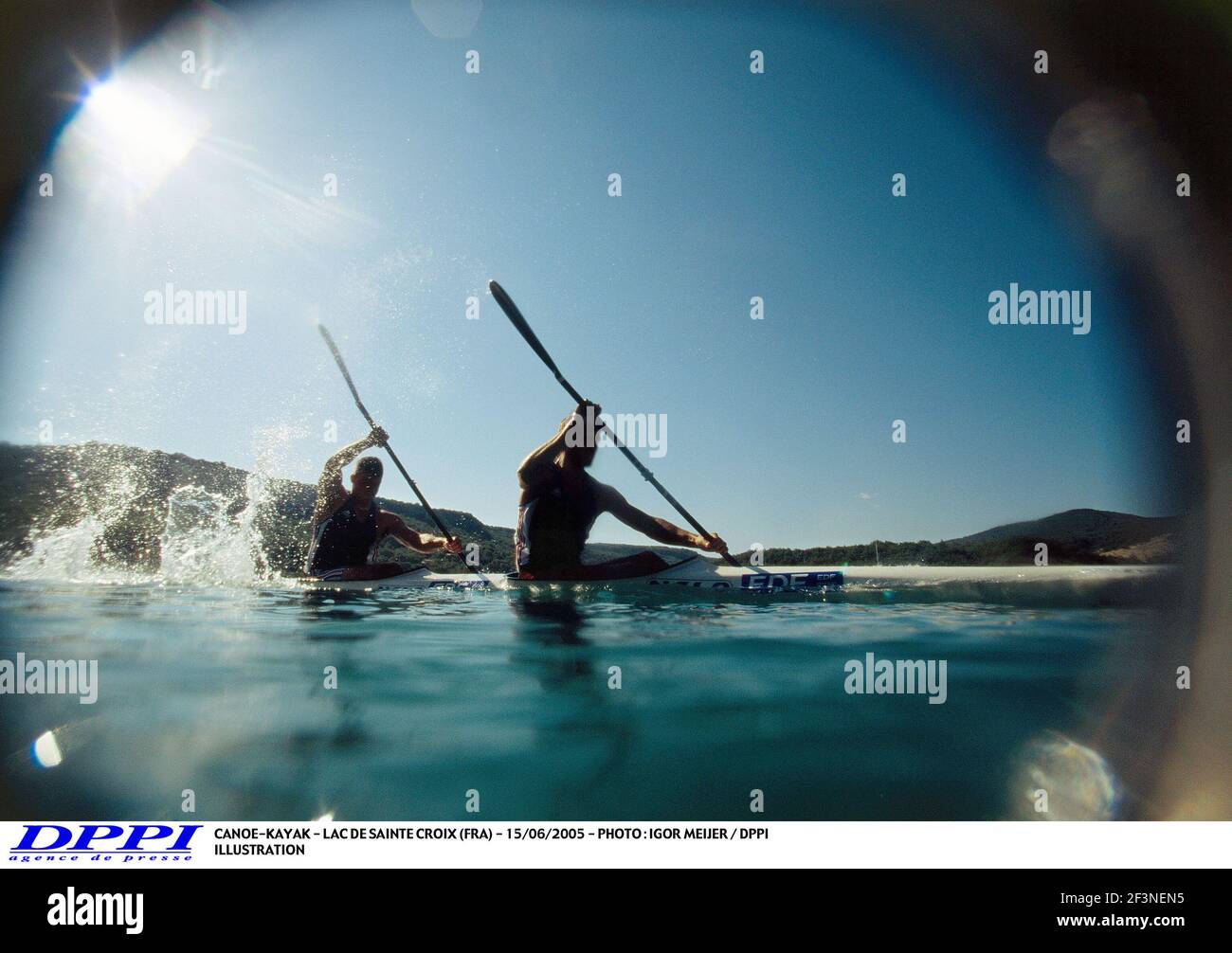 CANOEKAYAK LAC DE SAINTE CROIX (FRA) 15/06/2005 PHOTO IGOR