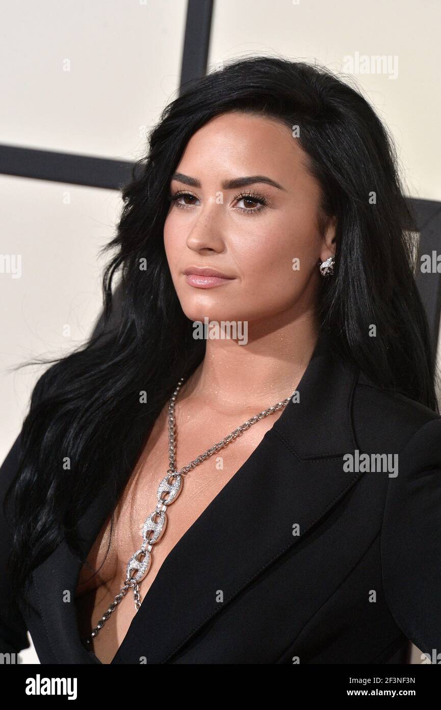 File photo dated February 15, 2016 of Demi Lovato attends The 58th GRAMMY Awards at Staples Center in Los Angeles, CA, USA. - Demi Lovato says she was raped when she was just 15 and working for the Disney Channel in the late 2000s. Photo by Lionel Hahn/ABACAPRESS.COM Stock Photo