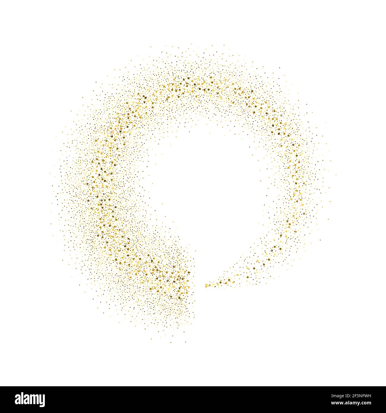 Vector gold glitter wave abstract background Stock Vector Image & Art ...