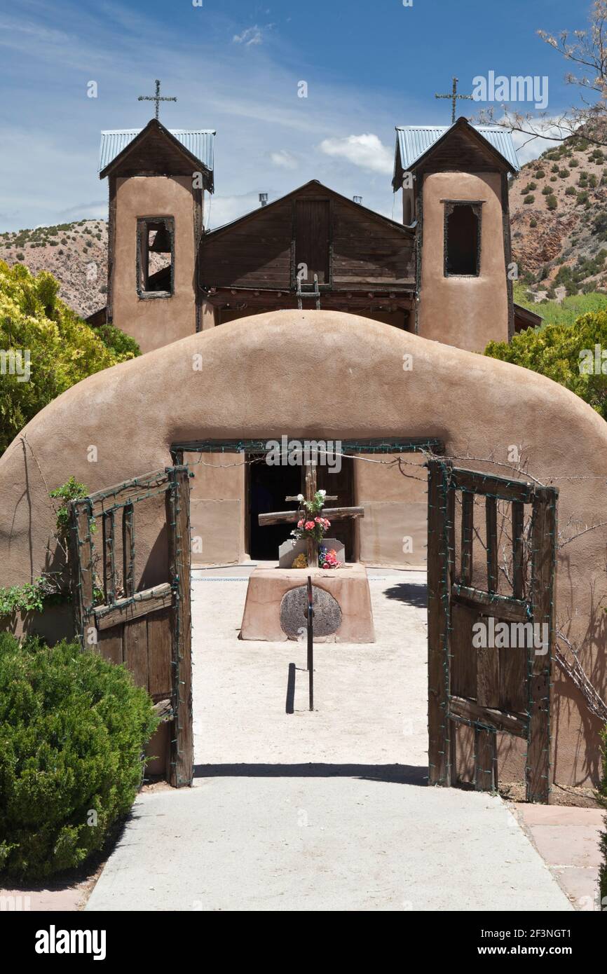 The Santuario de Chimayo, Chimayo, New Mexico, USA Stock Photo Alamy