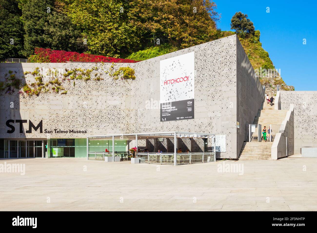 SAN SEBASTIAN, SPAIN - SEPTEMBER 29, 2017: San Telmo Museoa museum is a Basque society museum located at Zuloaga plaza in old town of Donostia San Seb Stock Photo