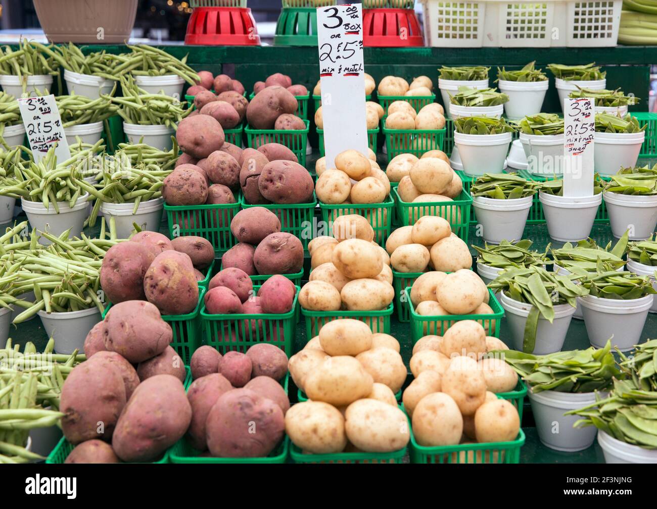 Canada,Ontario,Ottawa, produce for sale at the Byward Market Stock Photo