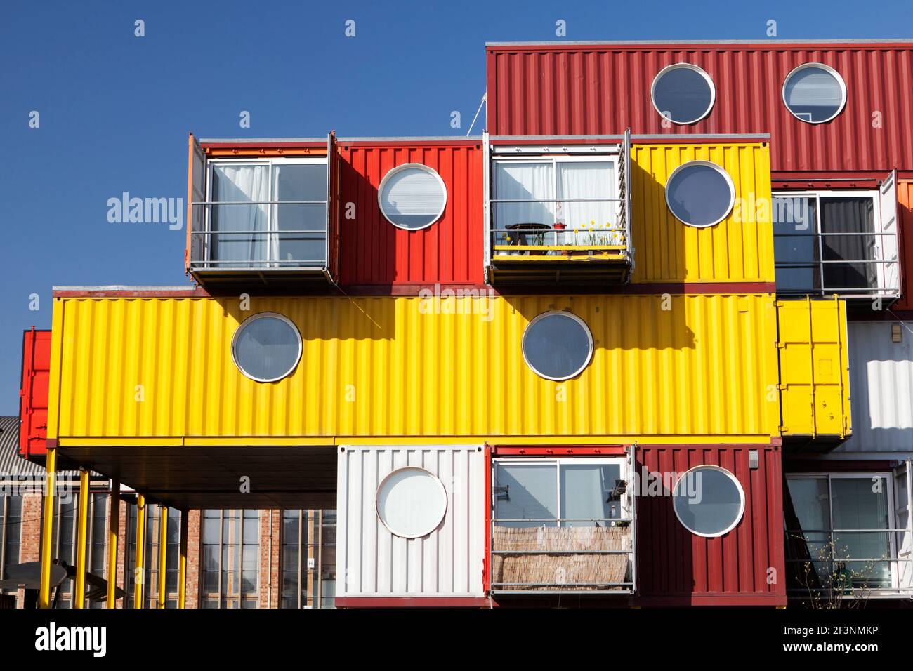 Container City 2, Trinity Buoy Wharf, East India Docks, London, E14. Stock Photo