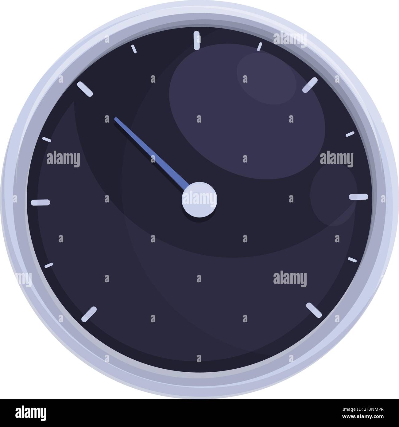 Car control gauge icon. Cartoon of Car control gauge vector icon for