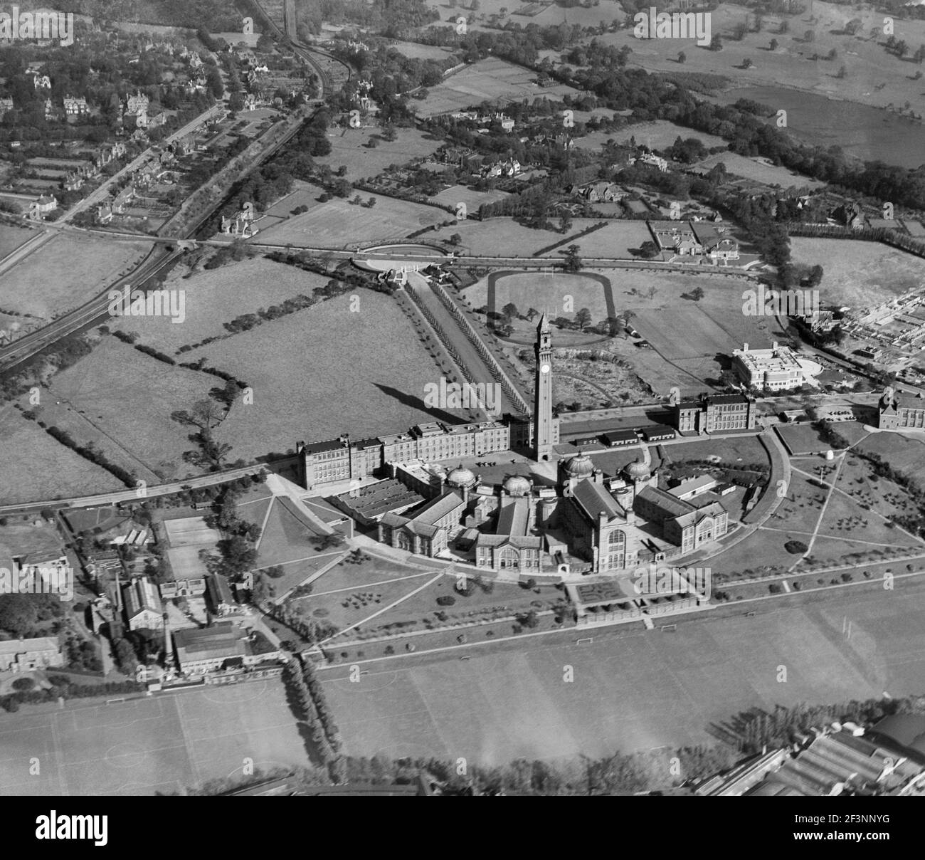 UNIVERSITY OF BIRMINGHAM, Edgbaston. The semicircular radial plan of