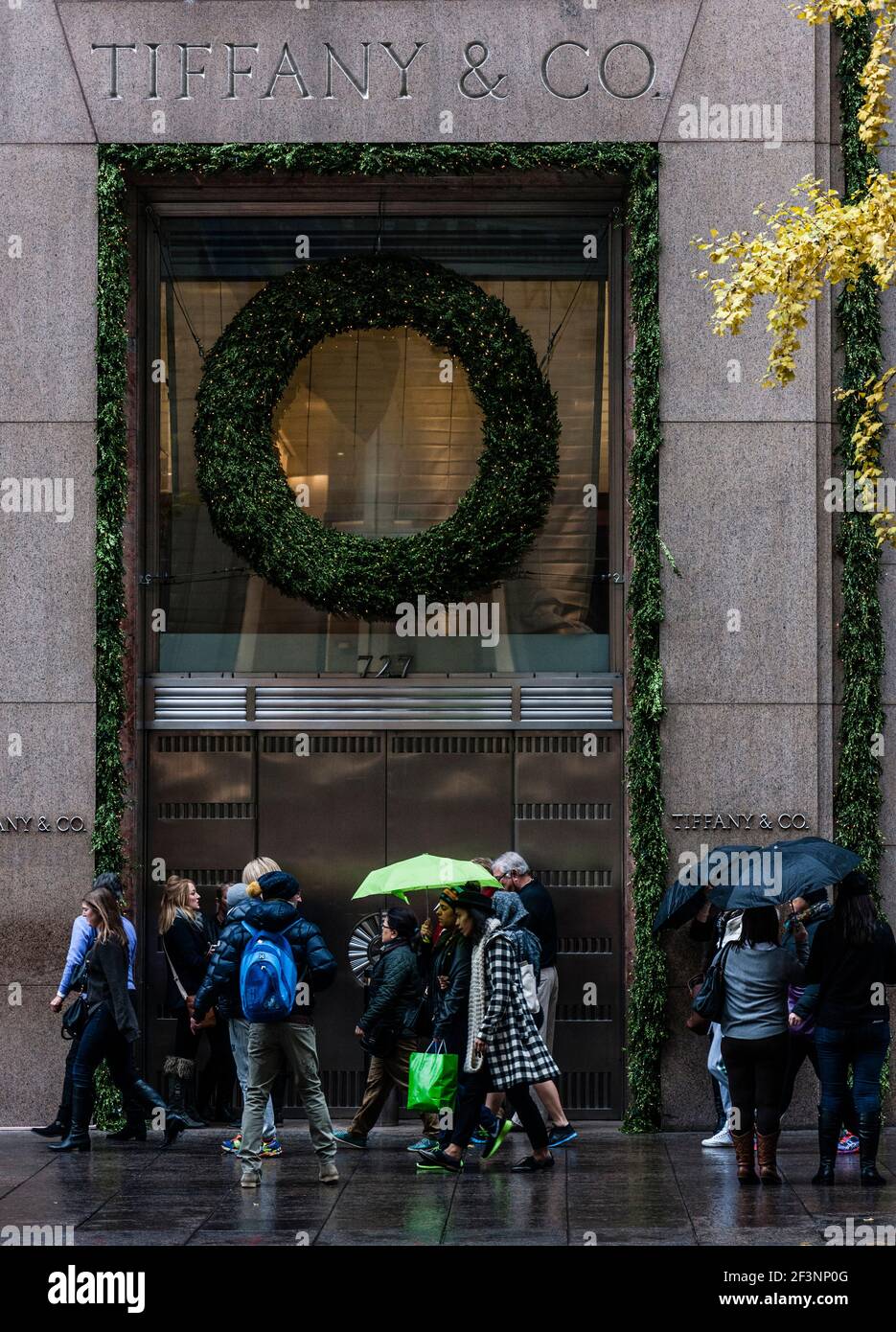 NEW YORK CITY - MARCH 14, 2014: Exterior View Of Tiffany & Co., Along  Fashionable Fifth Avenue In Manhattan. Stock Photo, Picture and Royalty  Free Image. Image 68011184.