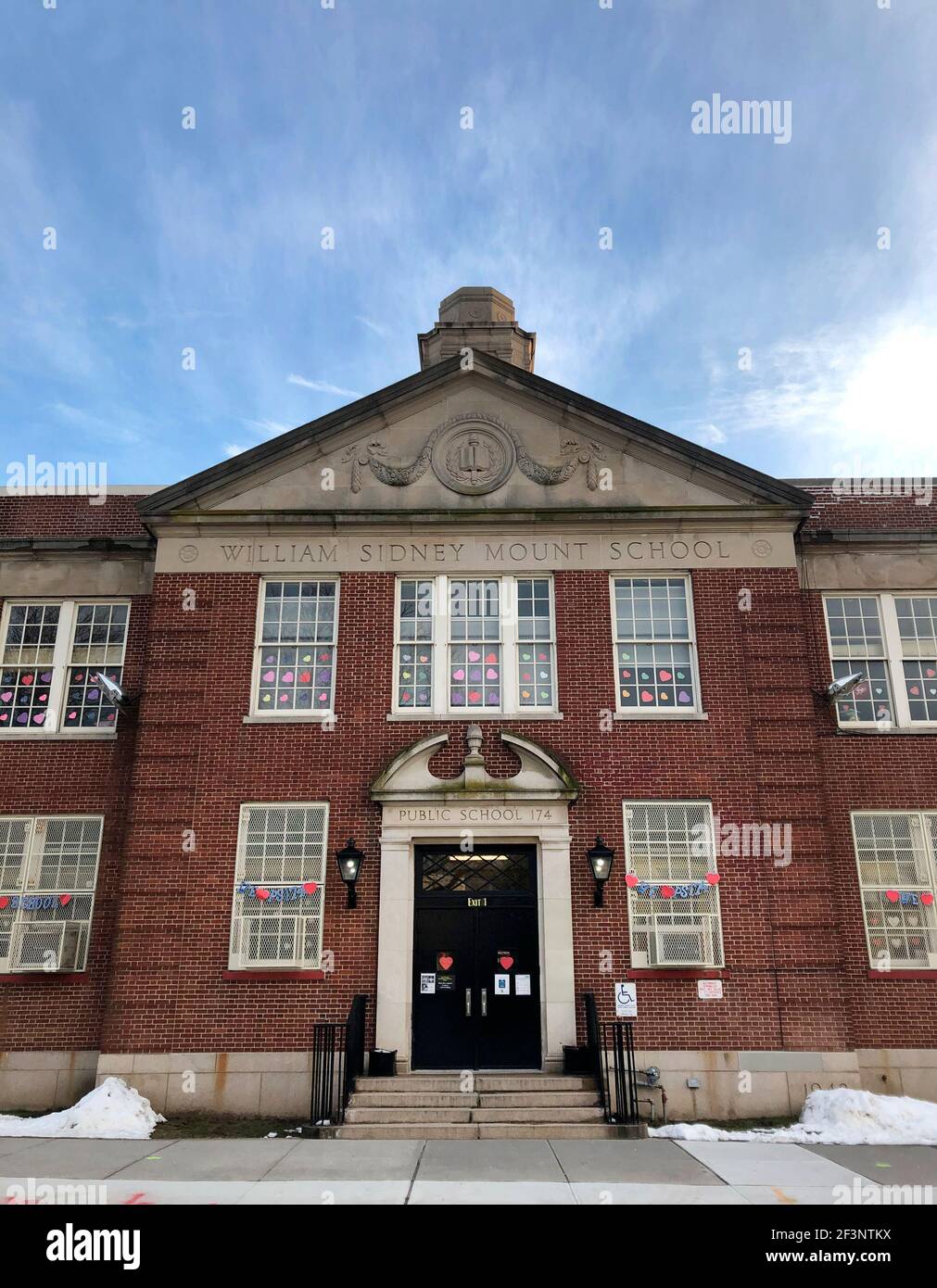 We Love Public School 174, signs on William Sydney Mount school in