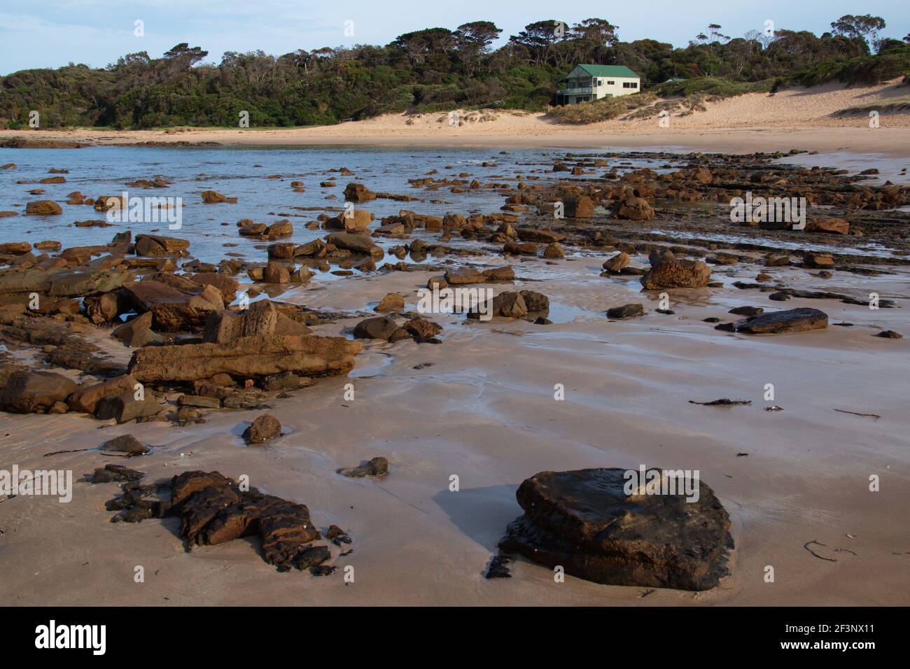 Coast in Undertow Bay at Cape Paterson Caravan Park Stock Photo Alamy