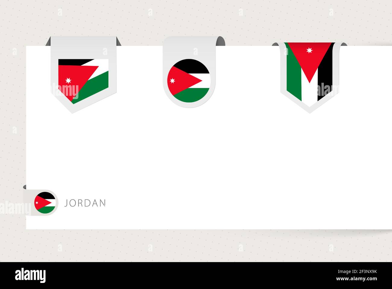 National flag of the Jordan in the shape of a heart and the inscription I  love Jordan. Vector illustration:: موقع تصميمي